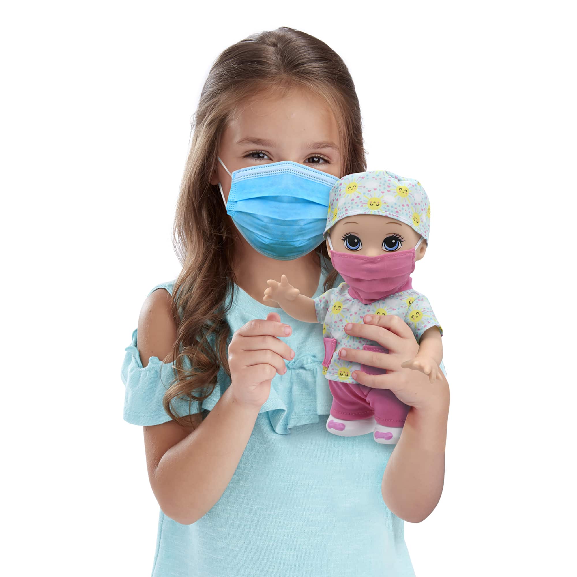 Little Darlings 8" Teal Playtime Doll Friend Hero