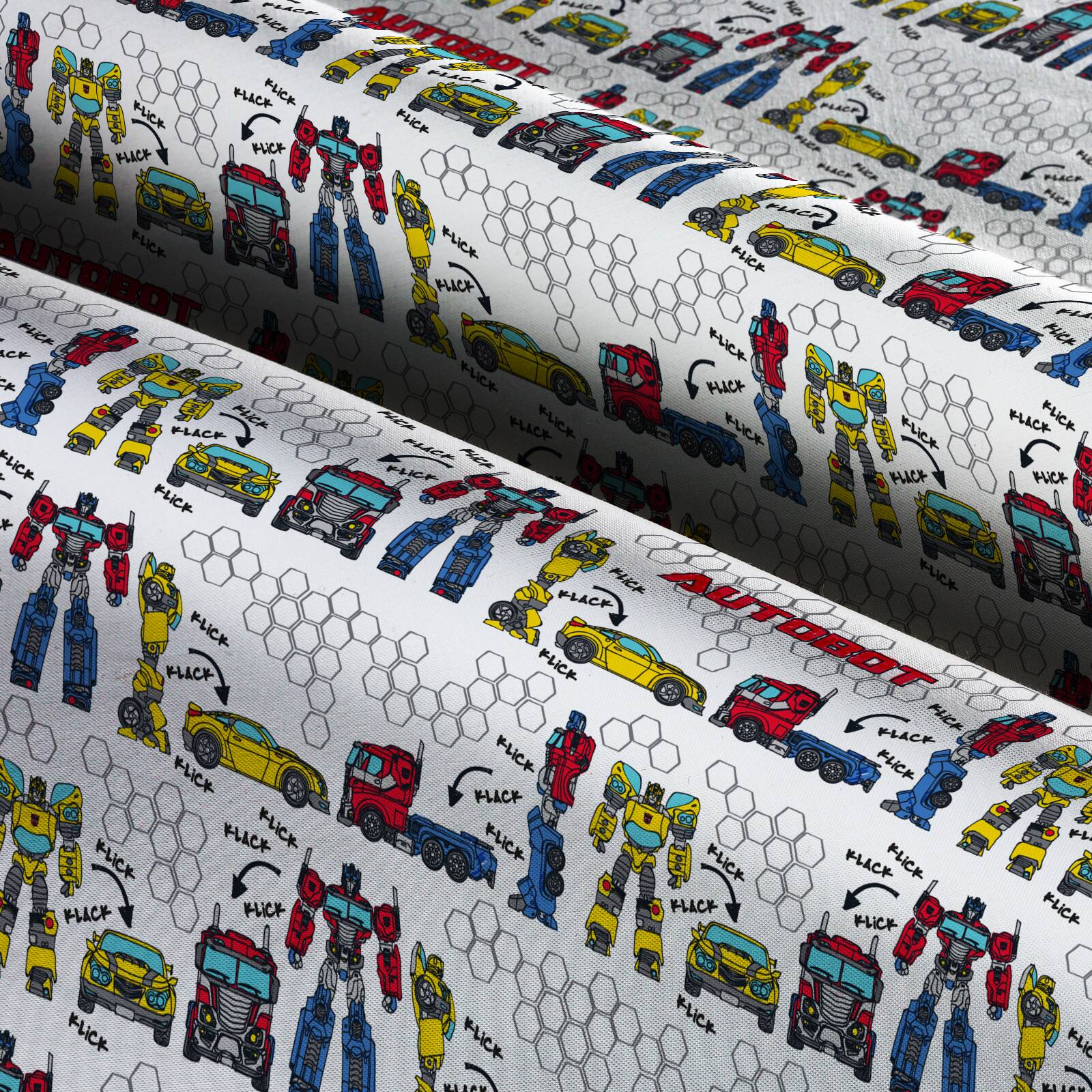 Hasbro Transformers Friends Cotton Fabric