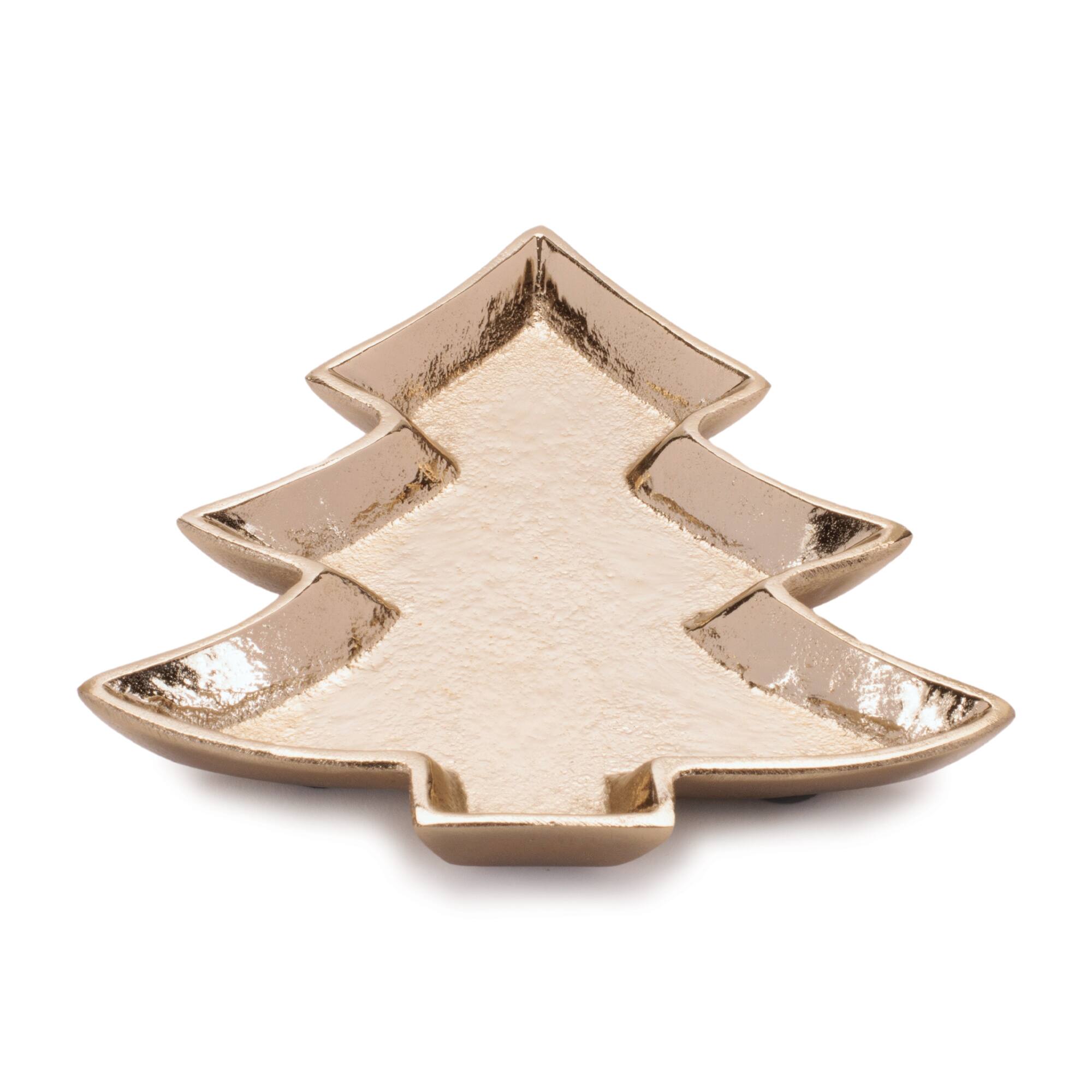 Melrose Metal Pine Tree Trinket Tray Set