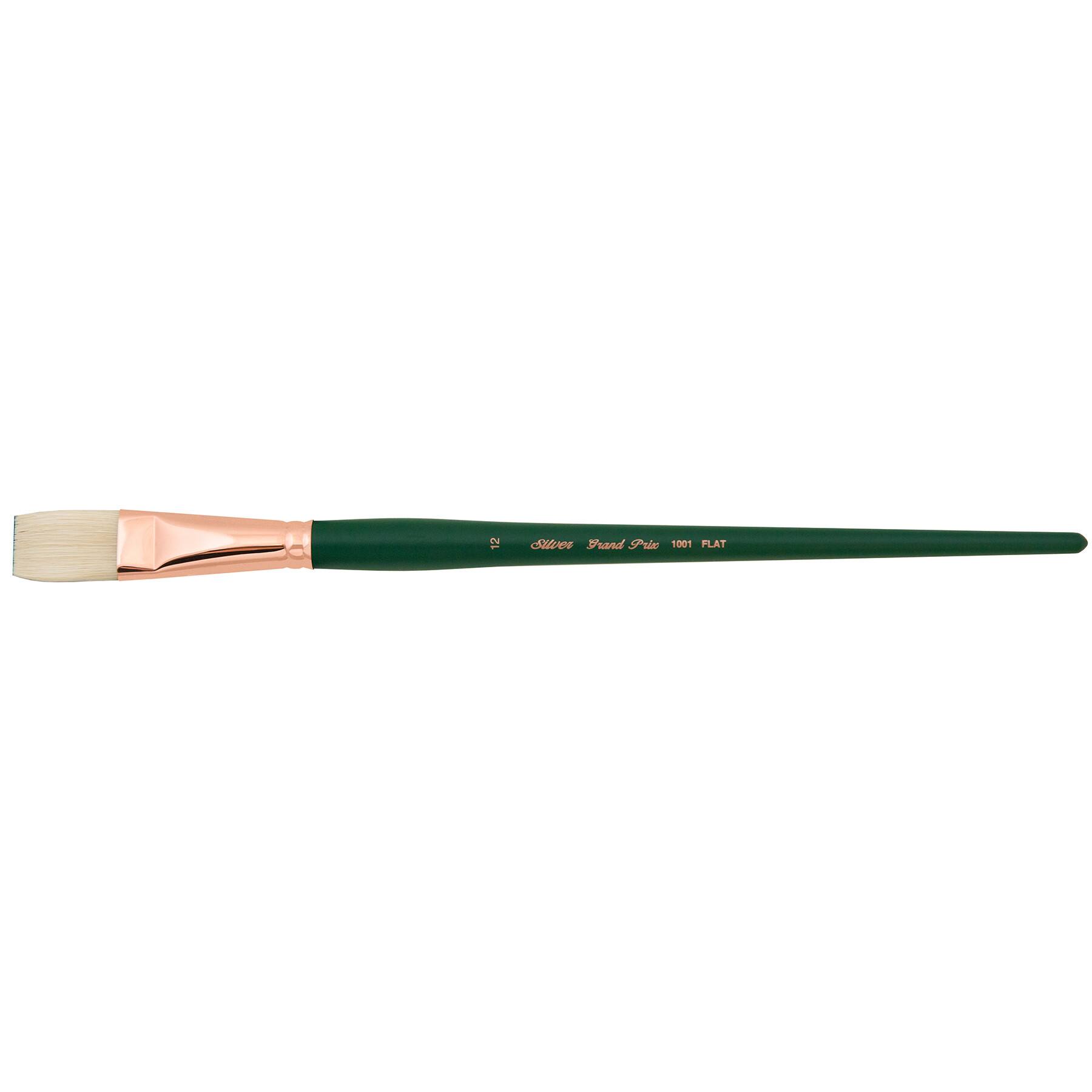 Silver Brush Limited Grand Prix® Series 1001 Size 12 Long Handle Flat Brush
