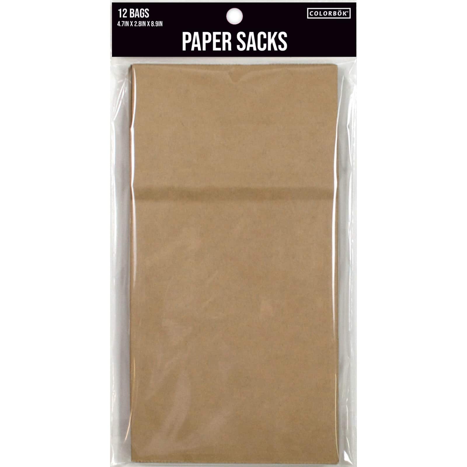 Colorbok® 4.7" X 8.9" Medium Paper Kraft Gift Bags, 12ct.