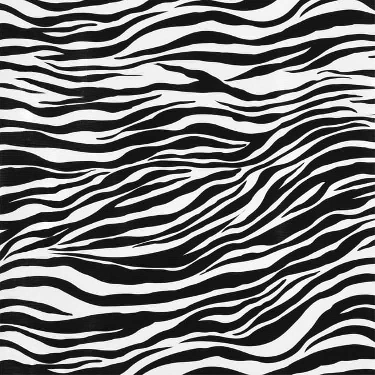 Black Zebra Oilcloth