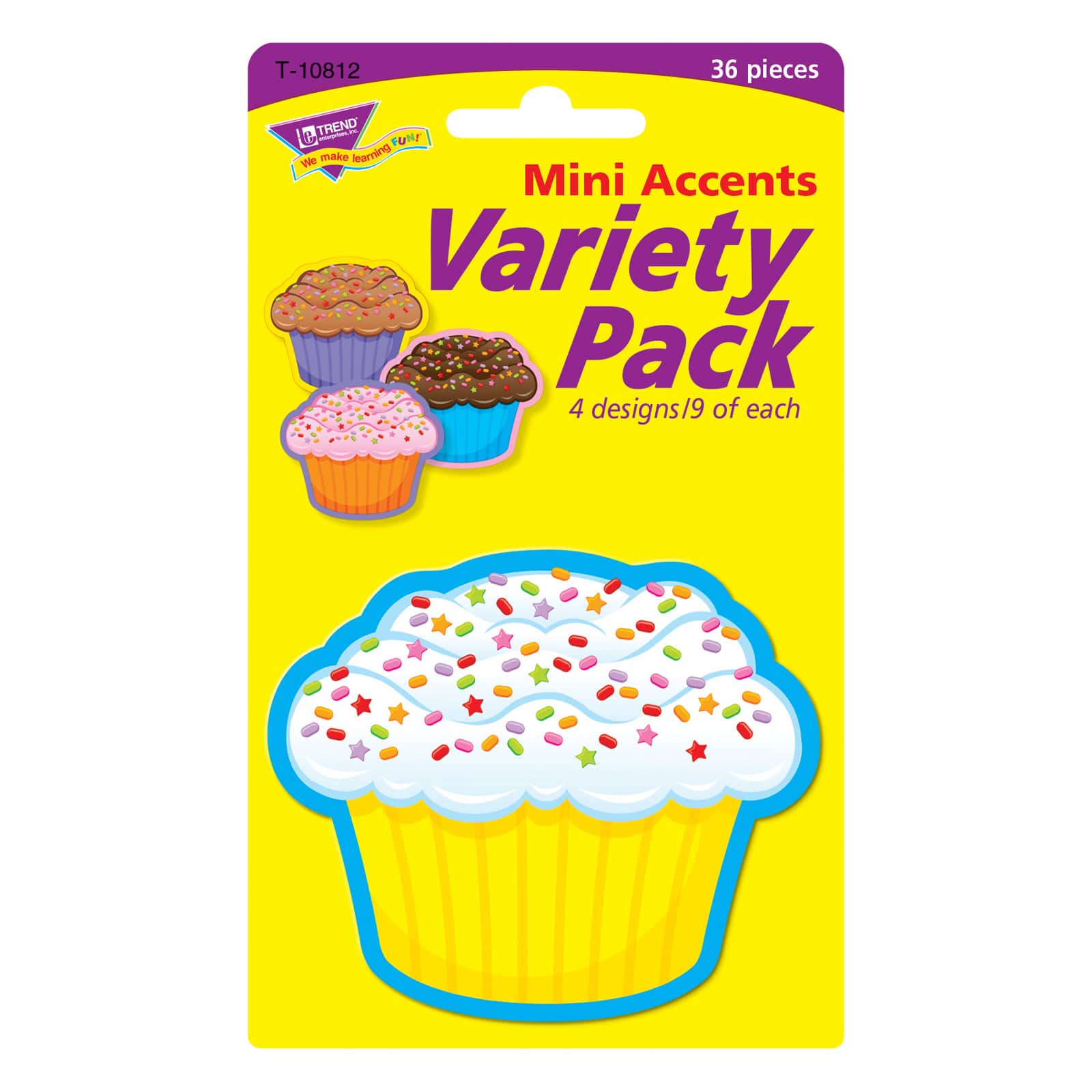 Trend Enterprises® Cupcakes Mini Accents Variety Pack