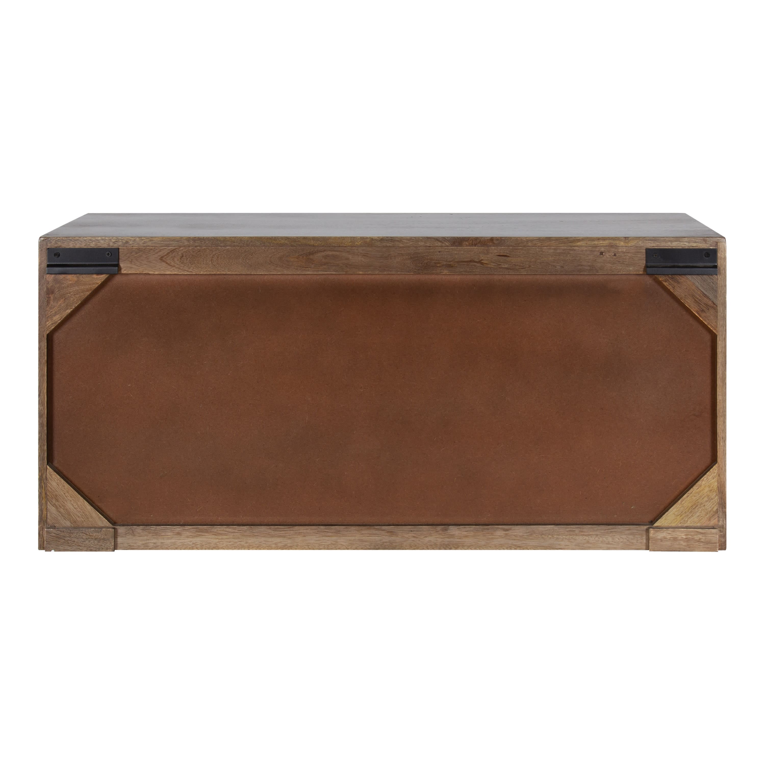 Kate and Laurel Mezzeta Decorative Wood Wall Cabinet