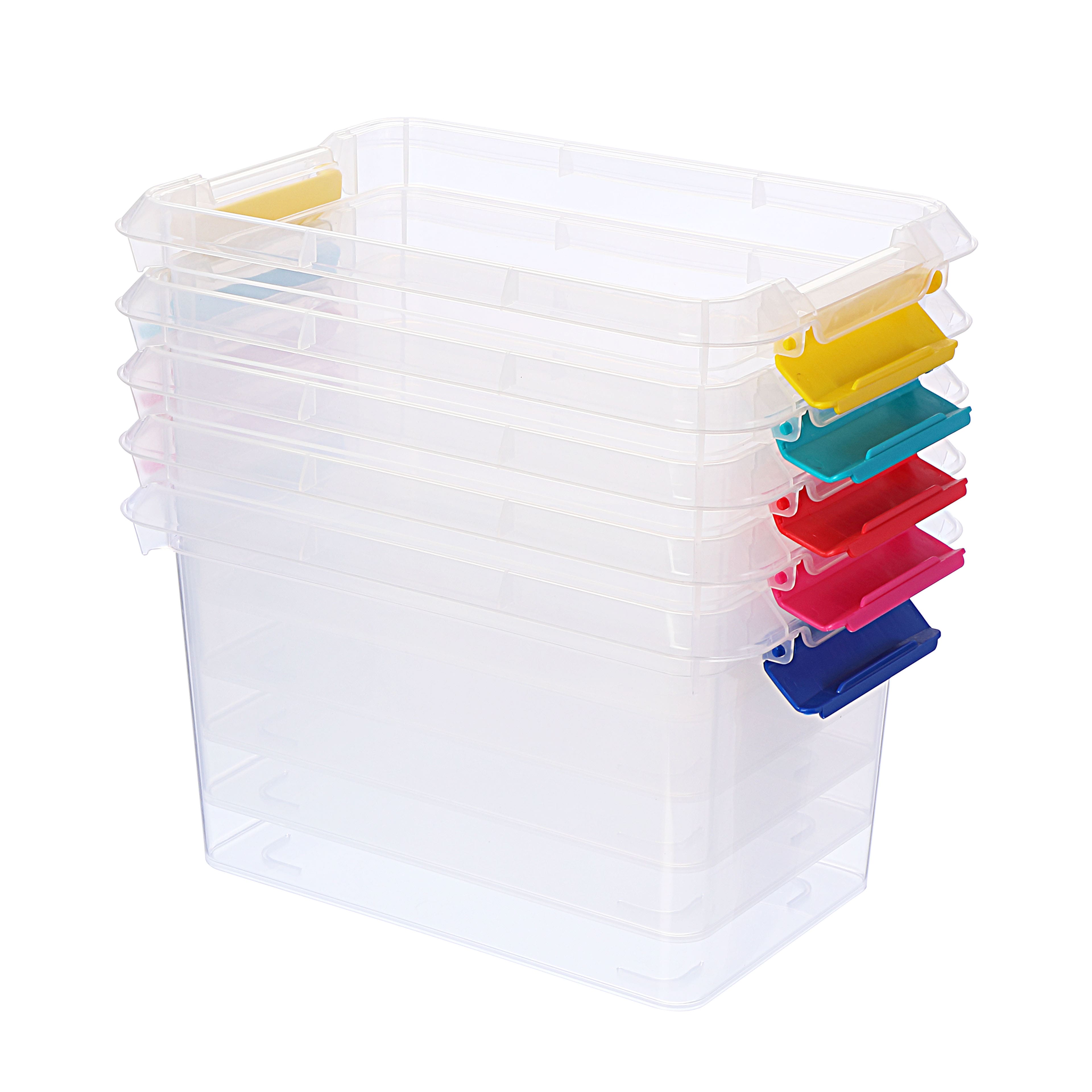 6.2qt. Storage Bins with Lids, 5ct. by Simply Tidy™