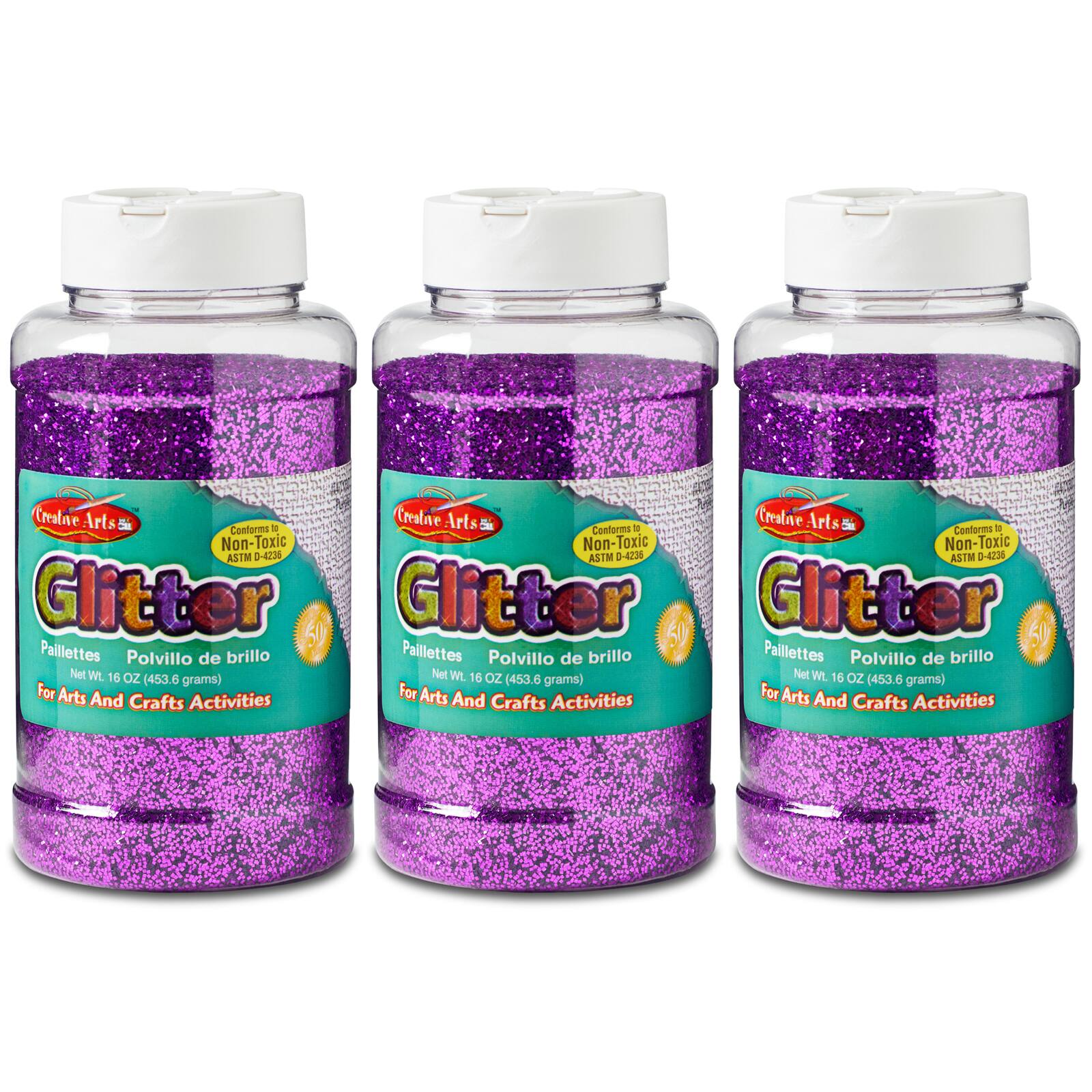 Charles Leonard Creative Arts™ 16oz. Glitter, 3ct.