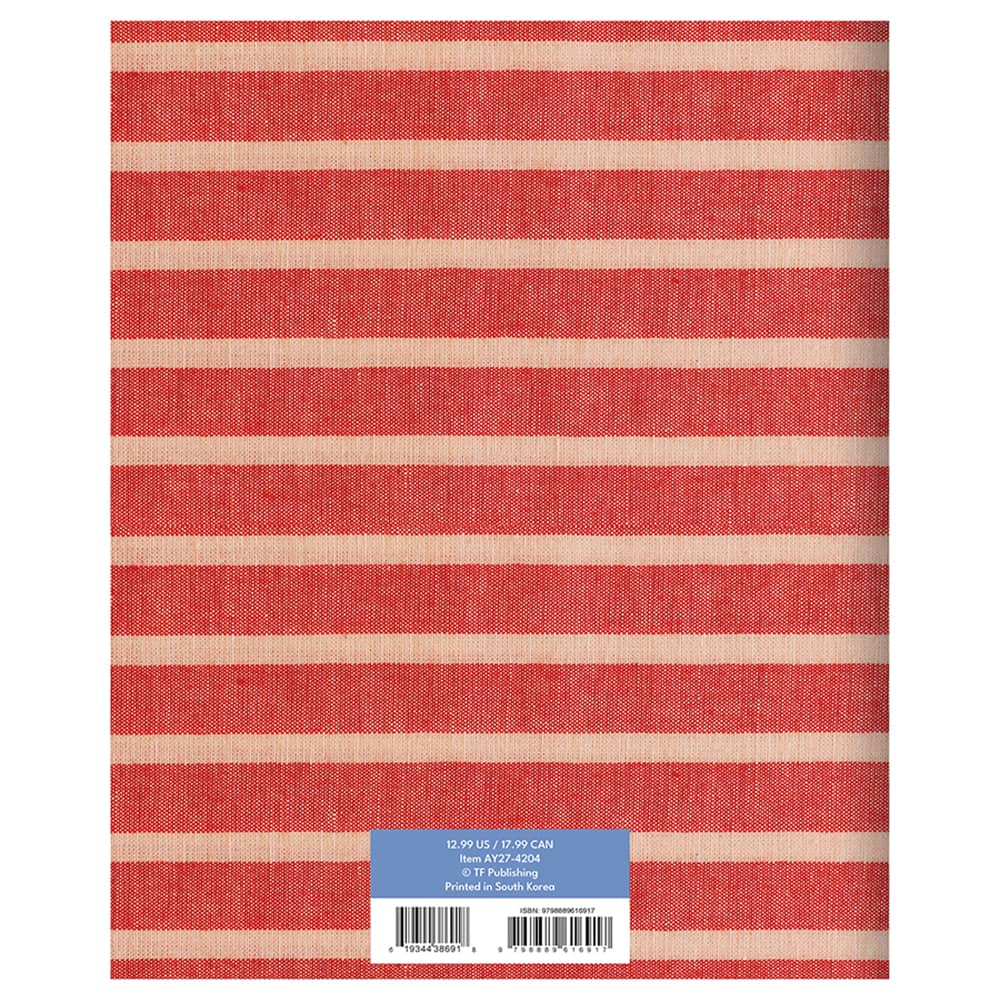 TF Publishing Medium 2026-27 Red Stripe Monthly Planner