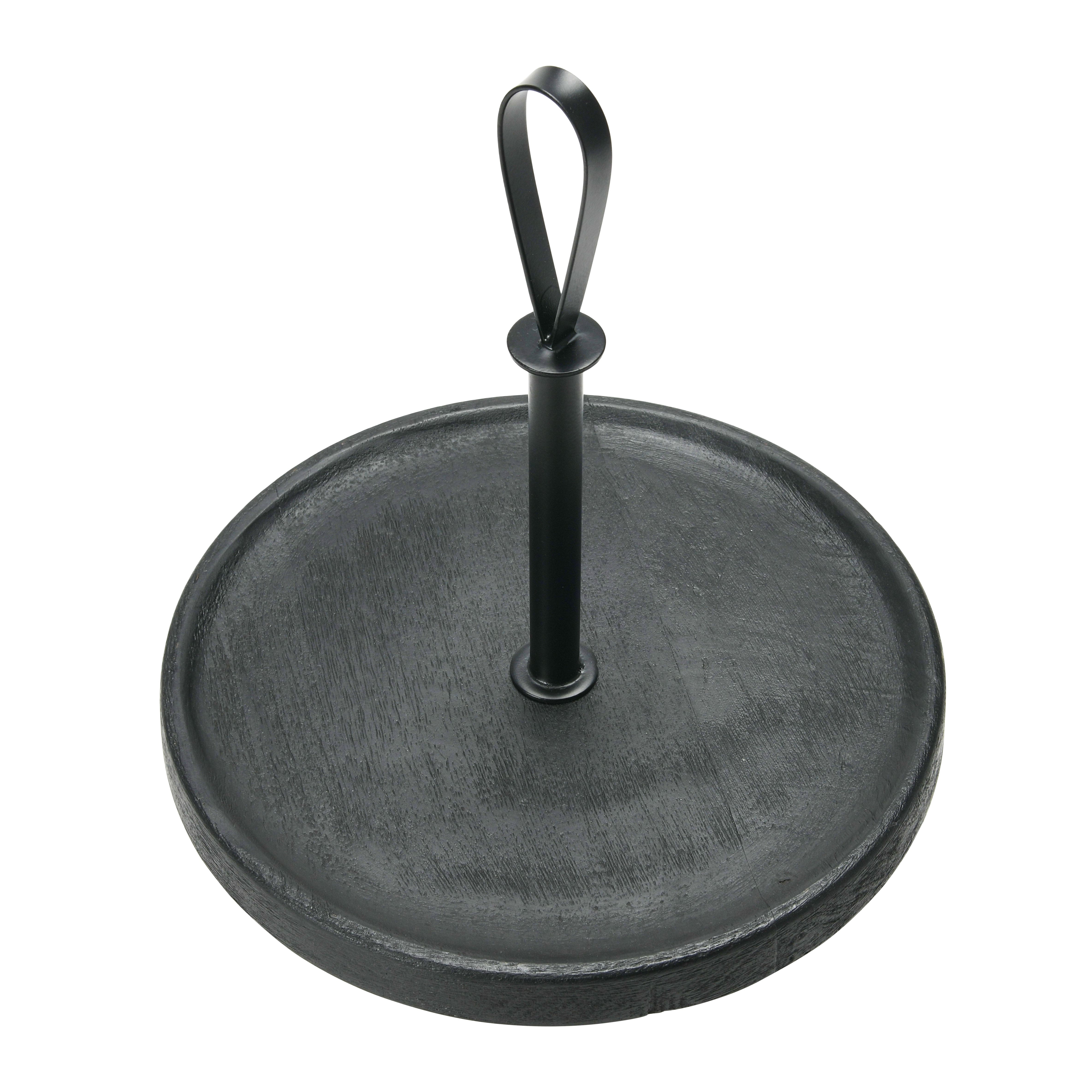Hello Honey® 15" Black Elegant Modern Tray
