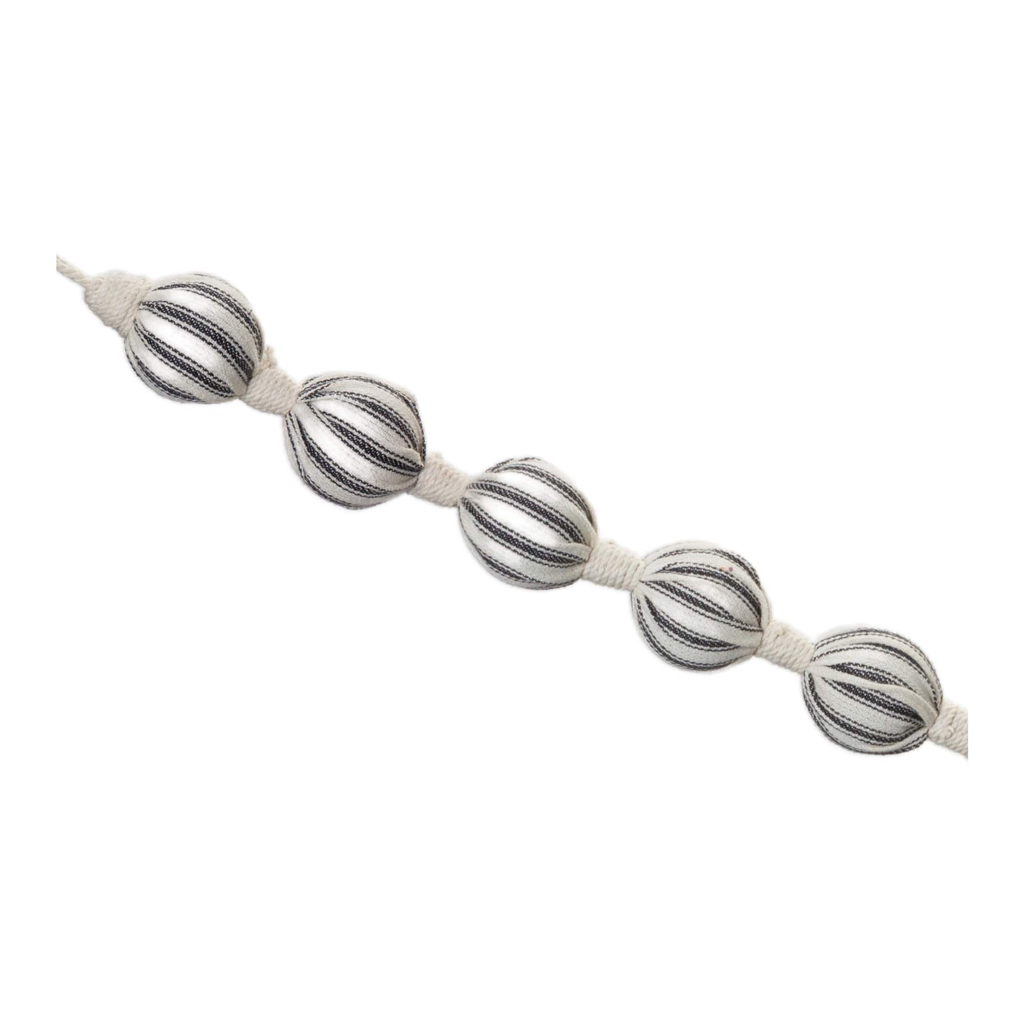 5.5ft. & Ivory Fabric Ball String Garlands