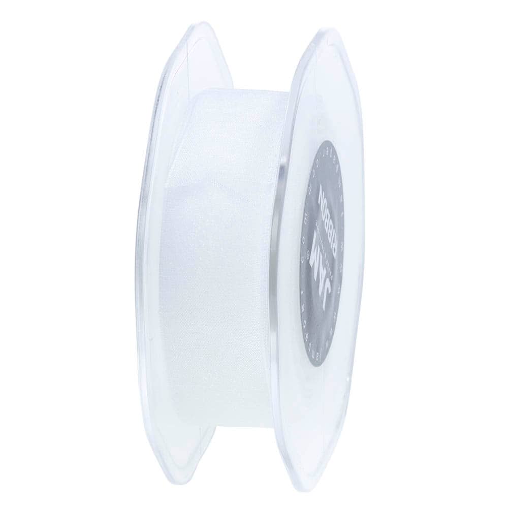 JAM Paper 7/8" x 25yd. Sheer Satin Ribbon