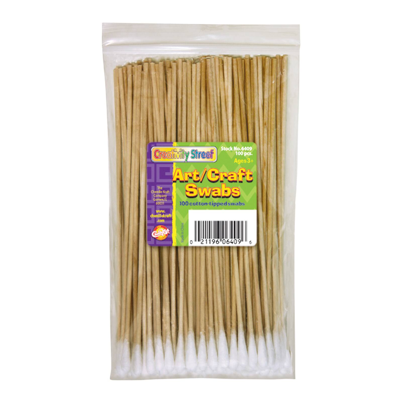 Creativity Street® Art & Craft Swabs, 20 Packs of 100