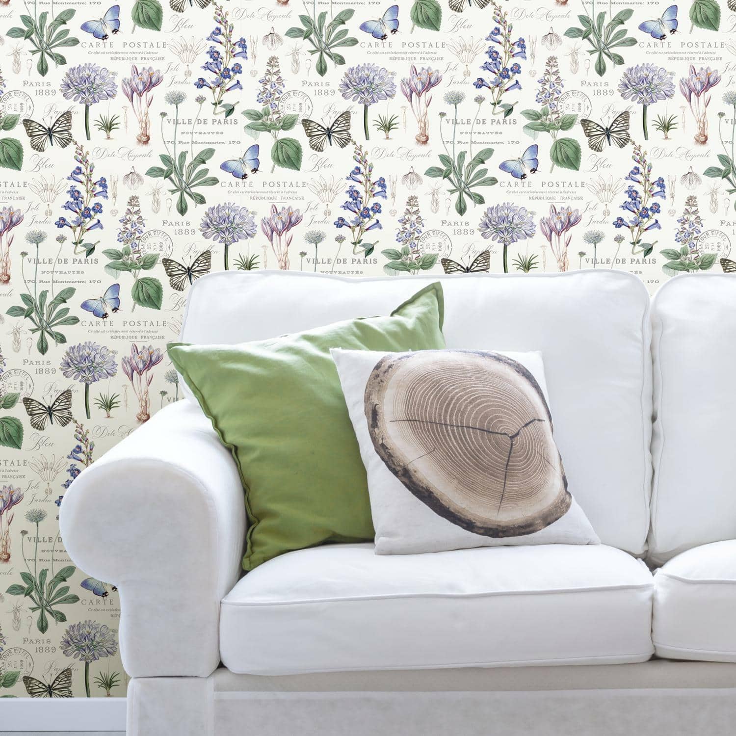 RoomMates Butterfly Botanical Peel & Stick Wallpaper