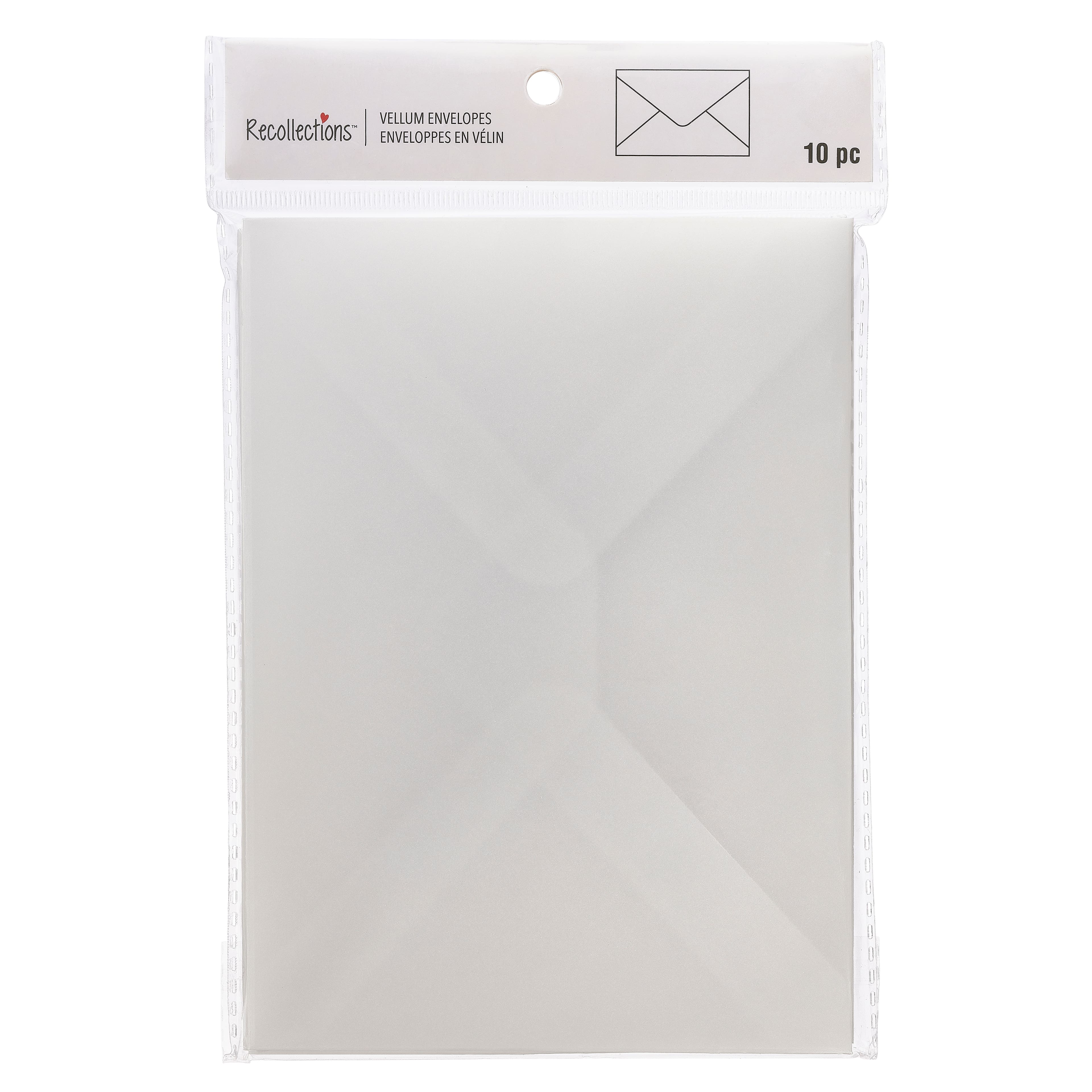 12 Packs: 10 ct. (120 total) White Vellum Envelopes by Recollections™