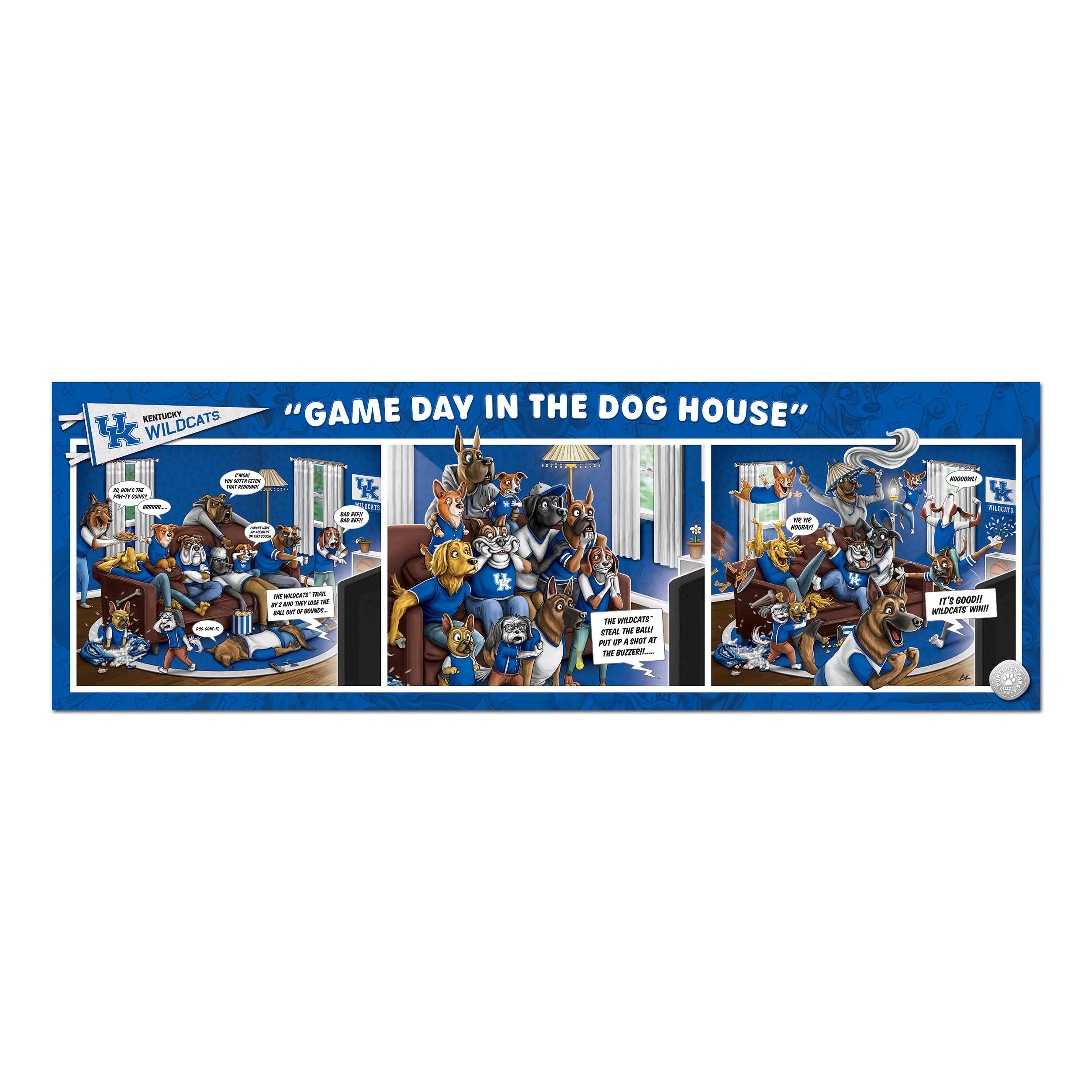 College Game Day in the Dog House 1,000 Piece Puzzle