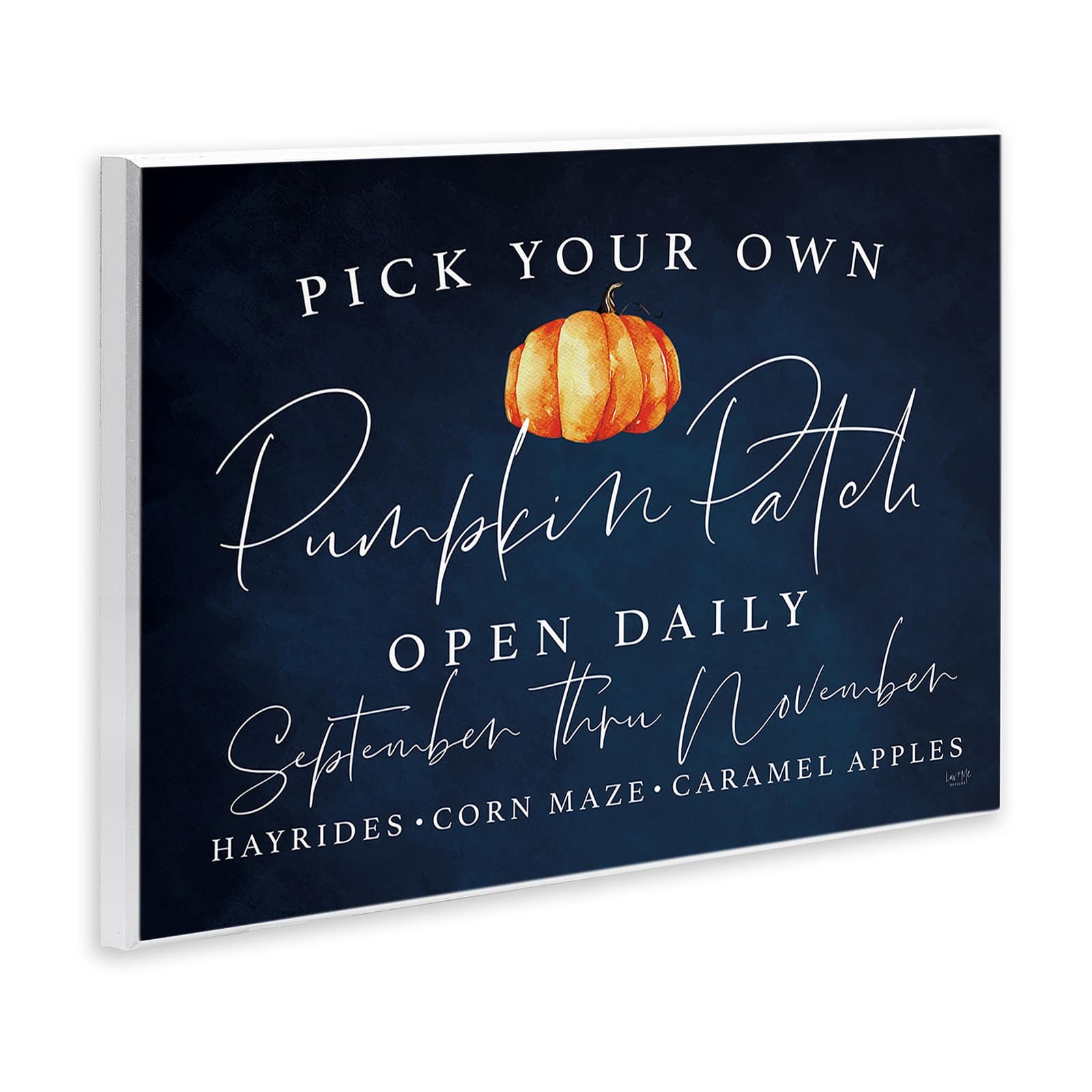 Stupell Industries Pick Your Own Pumpkins Wall Plaque Art