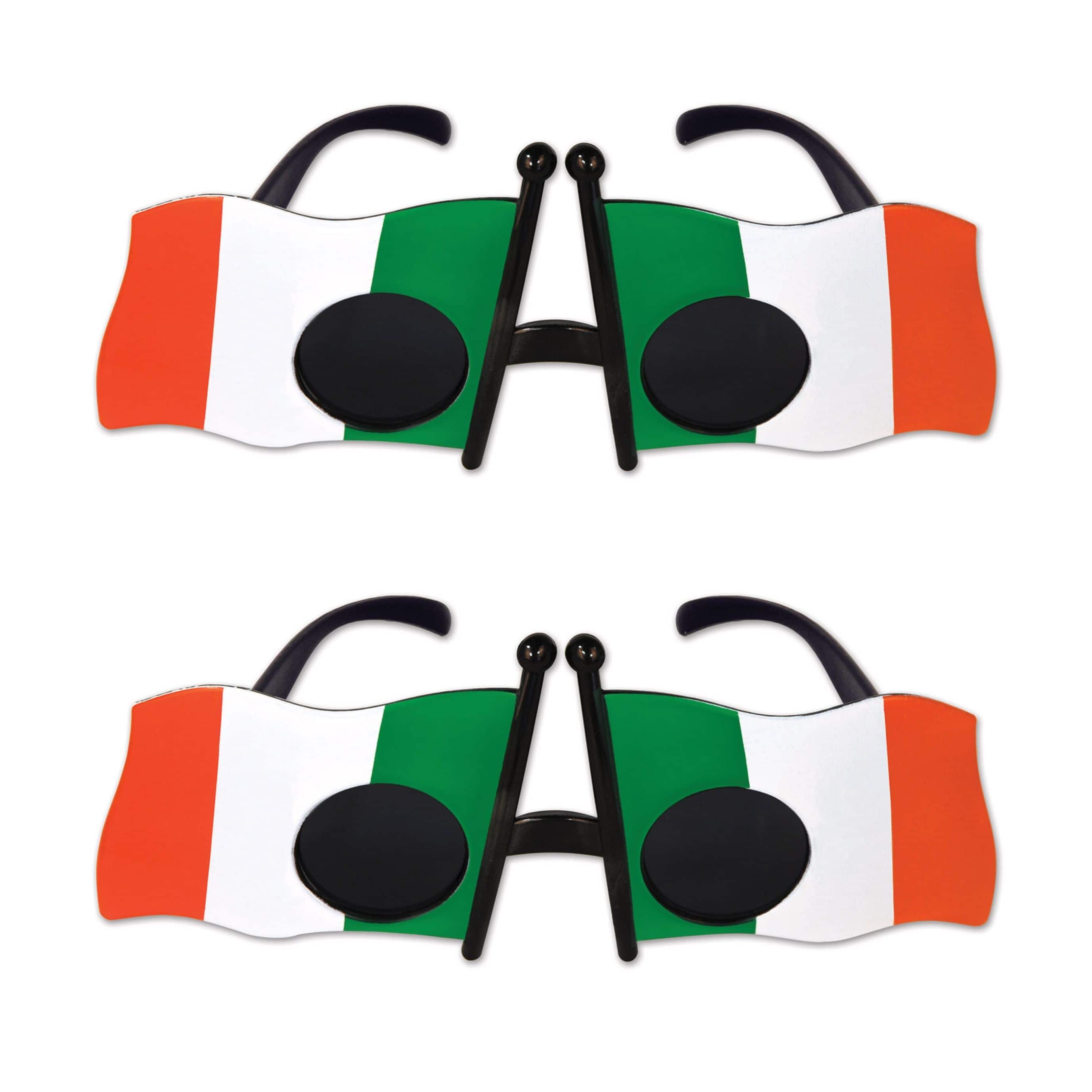 Beistle Irish Flag Fanci Frame Glasses, 2ct.