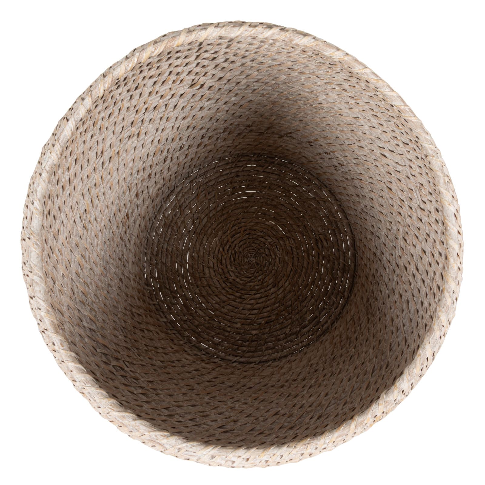 Hello Honey® Whitewashed Rattan Basket with Lids Set