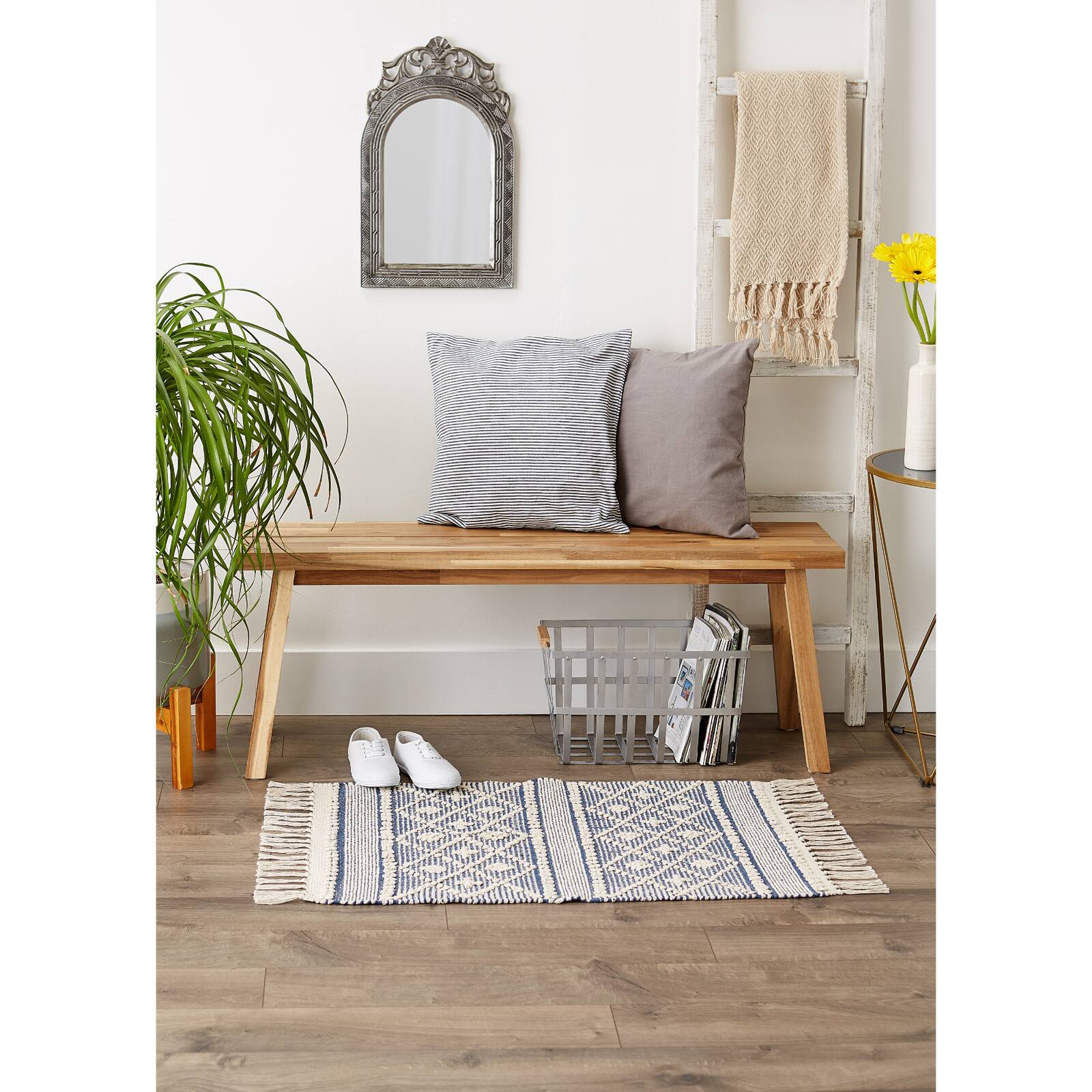 DII® Diamond Textured Hand-Loomed Rug