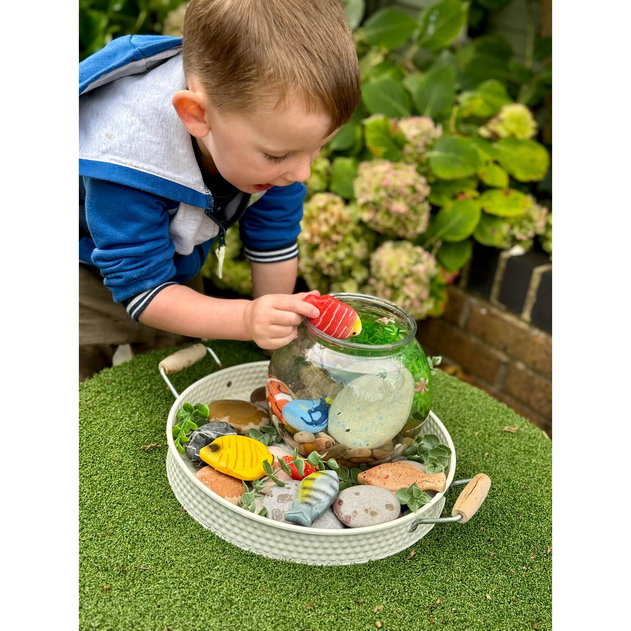Yellow Door Fish Sensory Play Stones Set