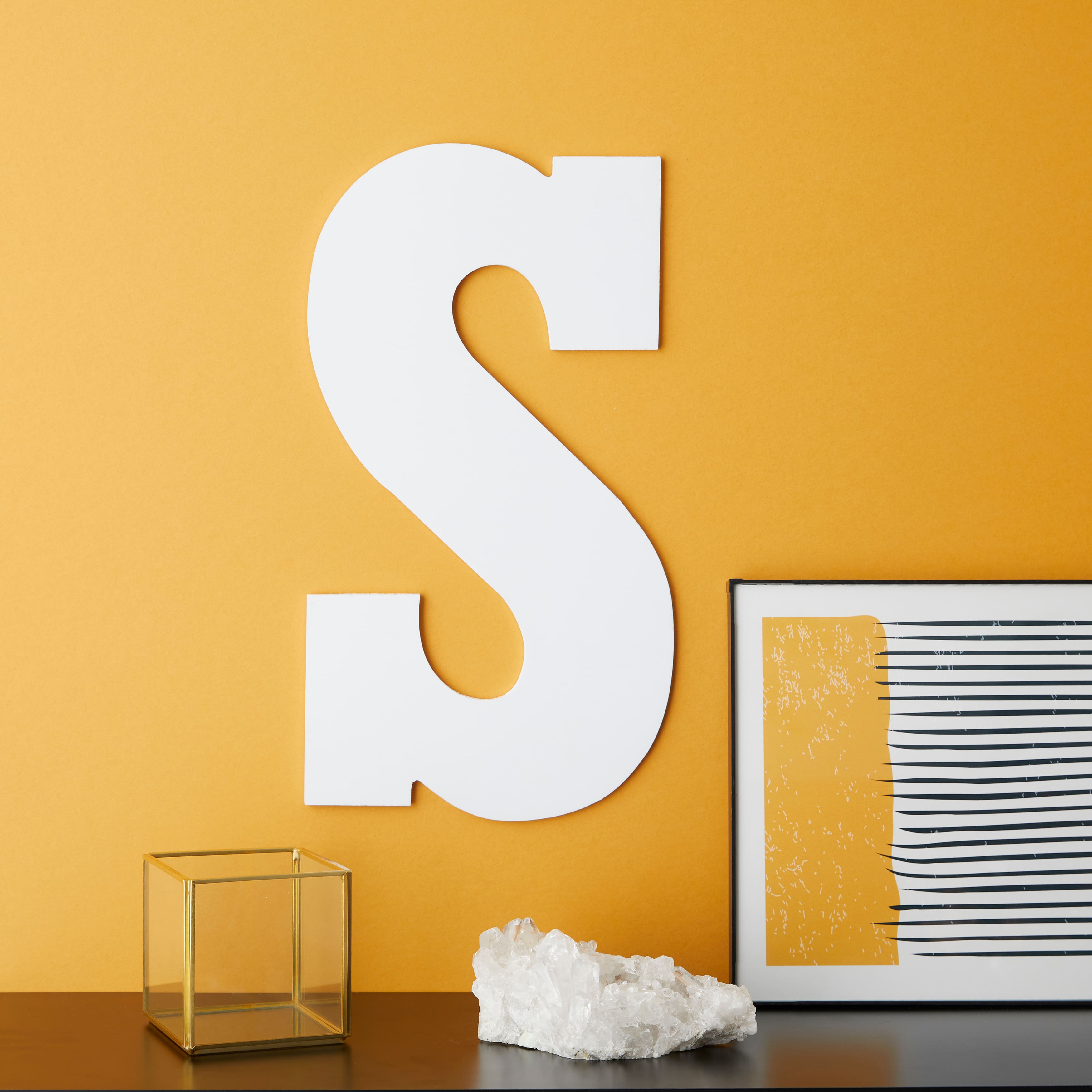 6 Pack: 13" White MDF Uppercase Letter by Make Market®