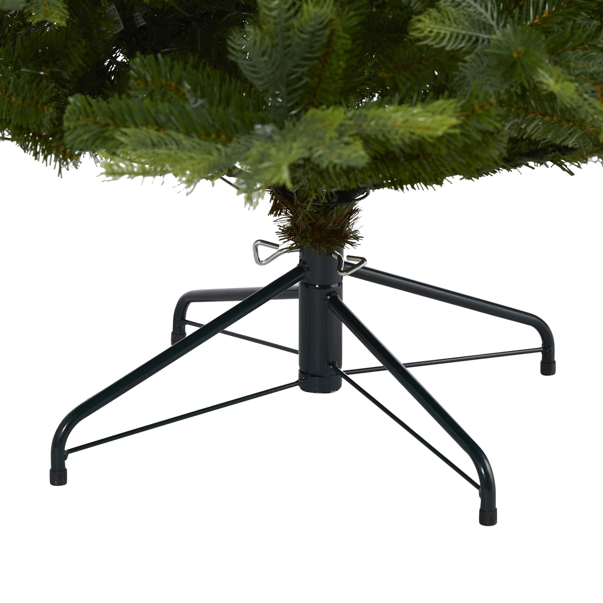 7ft. Pre-Lit North Carolina Spruce Artificial Christmas Tree, Clear LED Lights