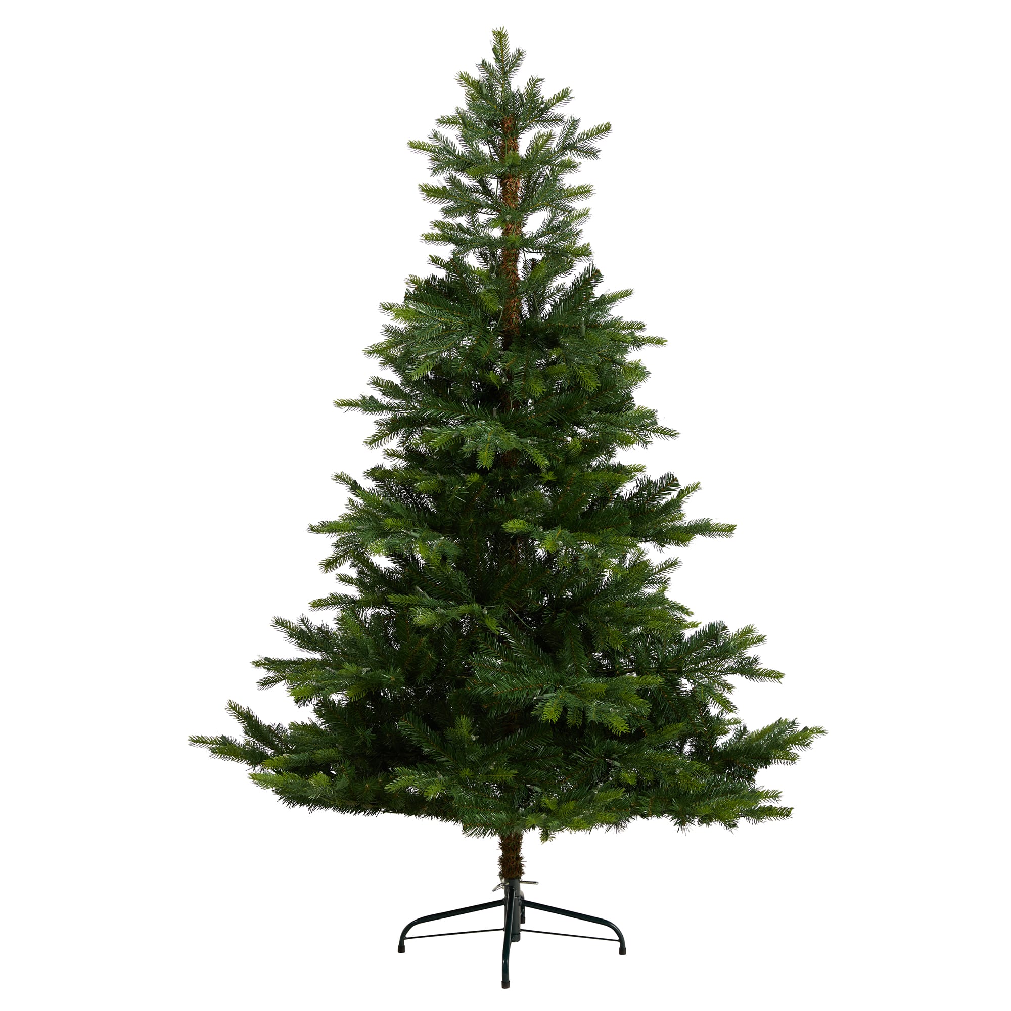 6ft. Pre-Lit North Carolina Spruce Artificial Christmas Tree, Clear LED Lights