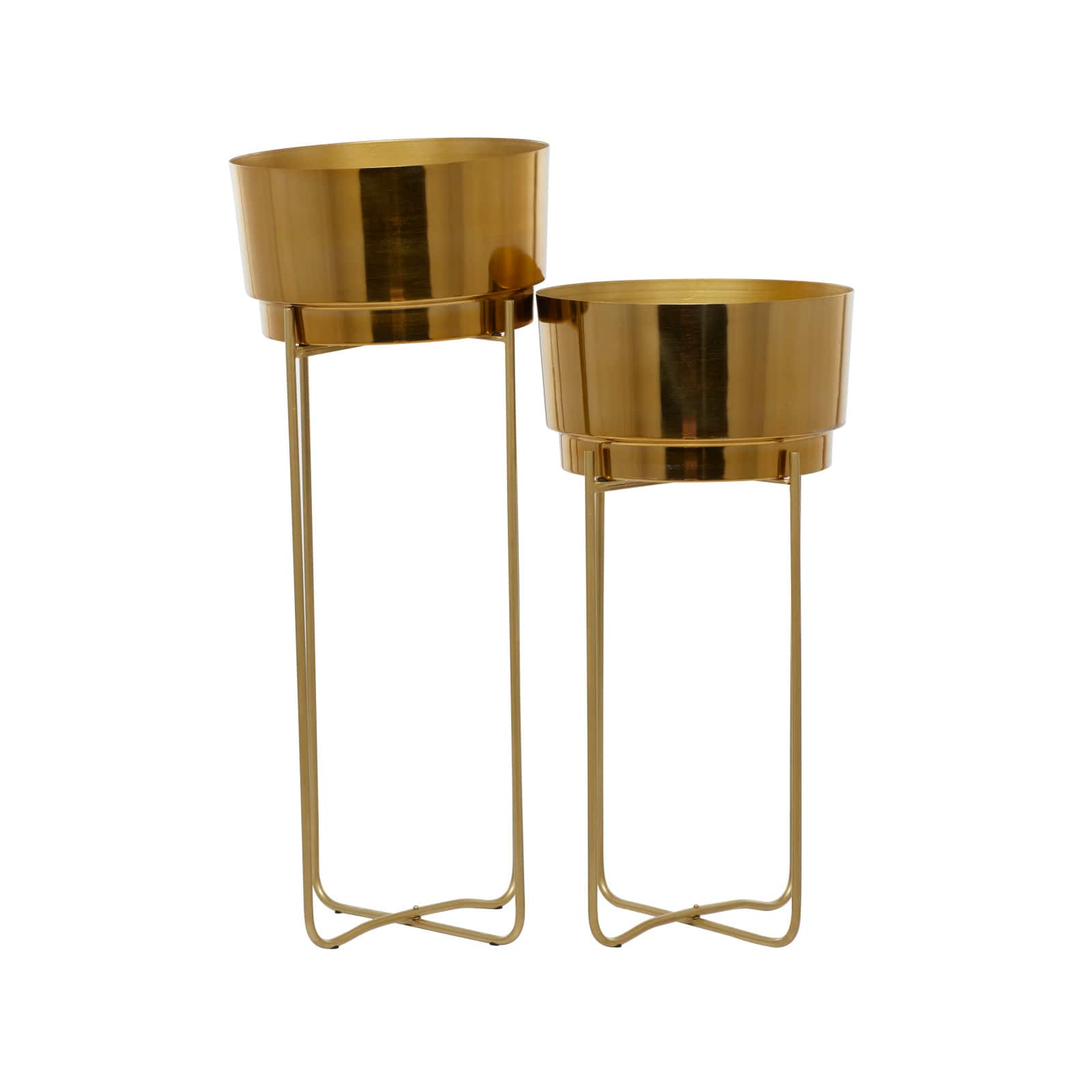 CosmoLiving by Cosmopolitan Contemporary Planter Stand Set