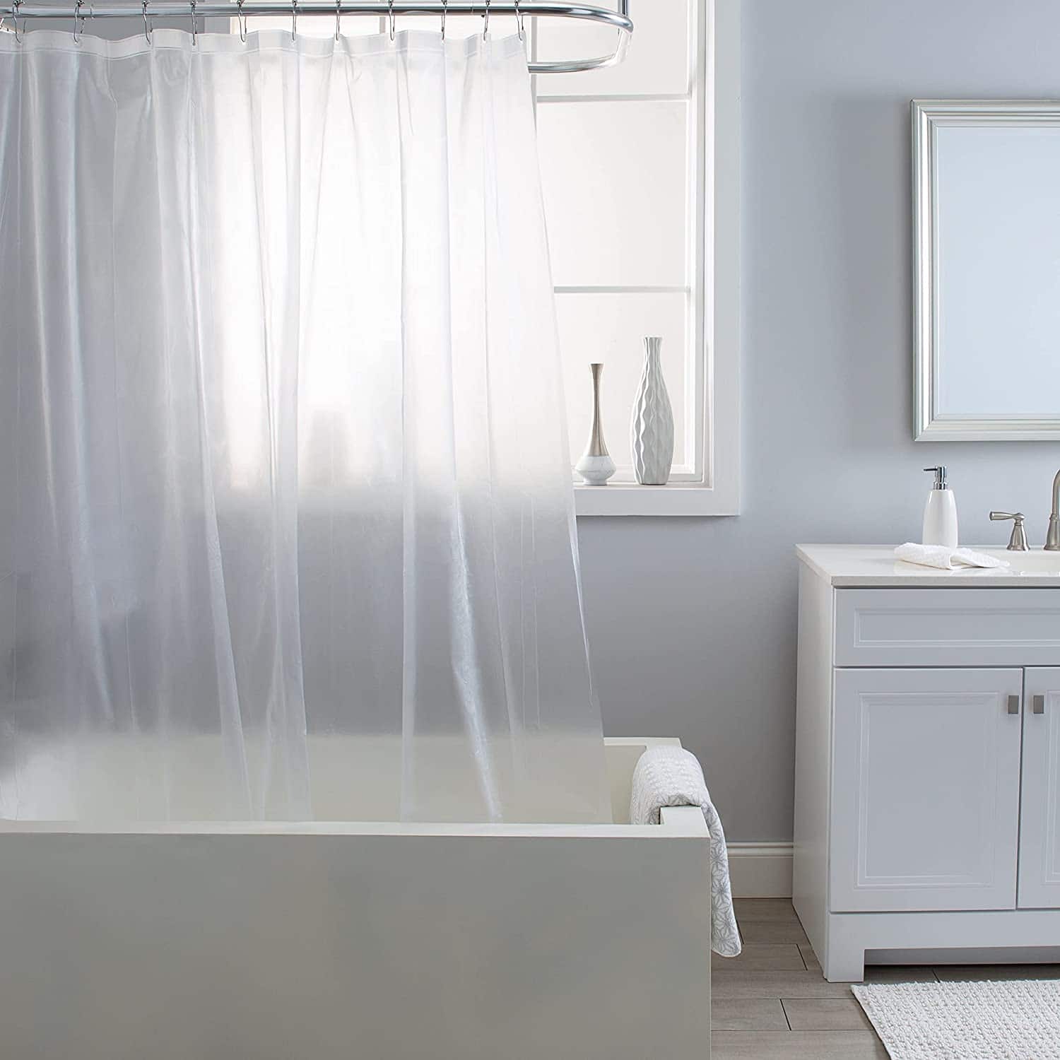 Bath Bliss PEVA Shower Curtain Liner