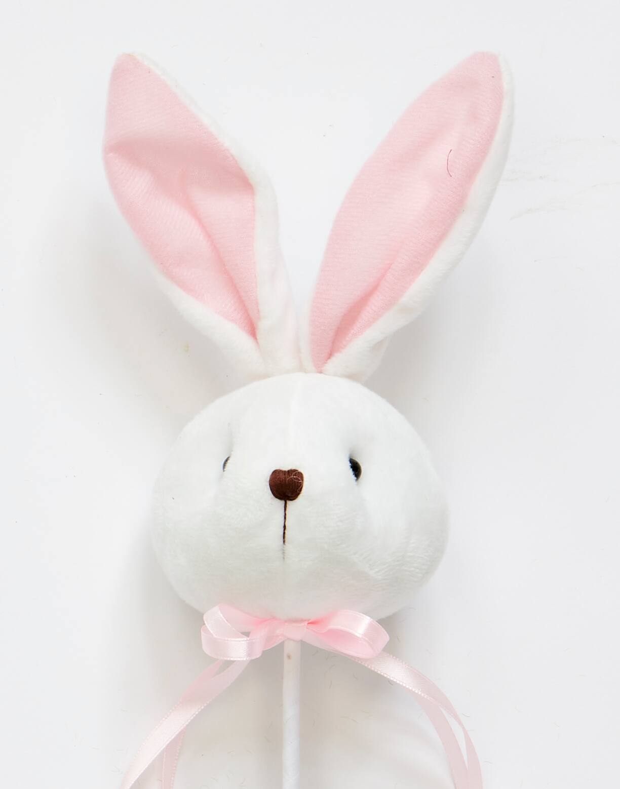 Worth Imports 19" White & Pink Bunny Head Stems, 5ct.