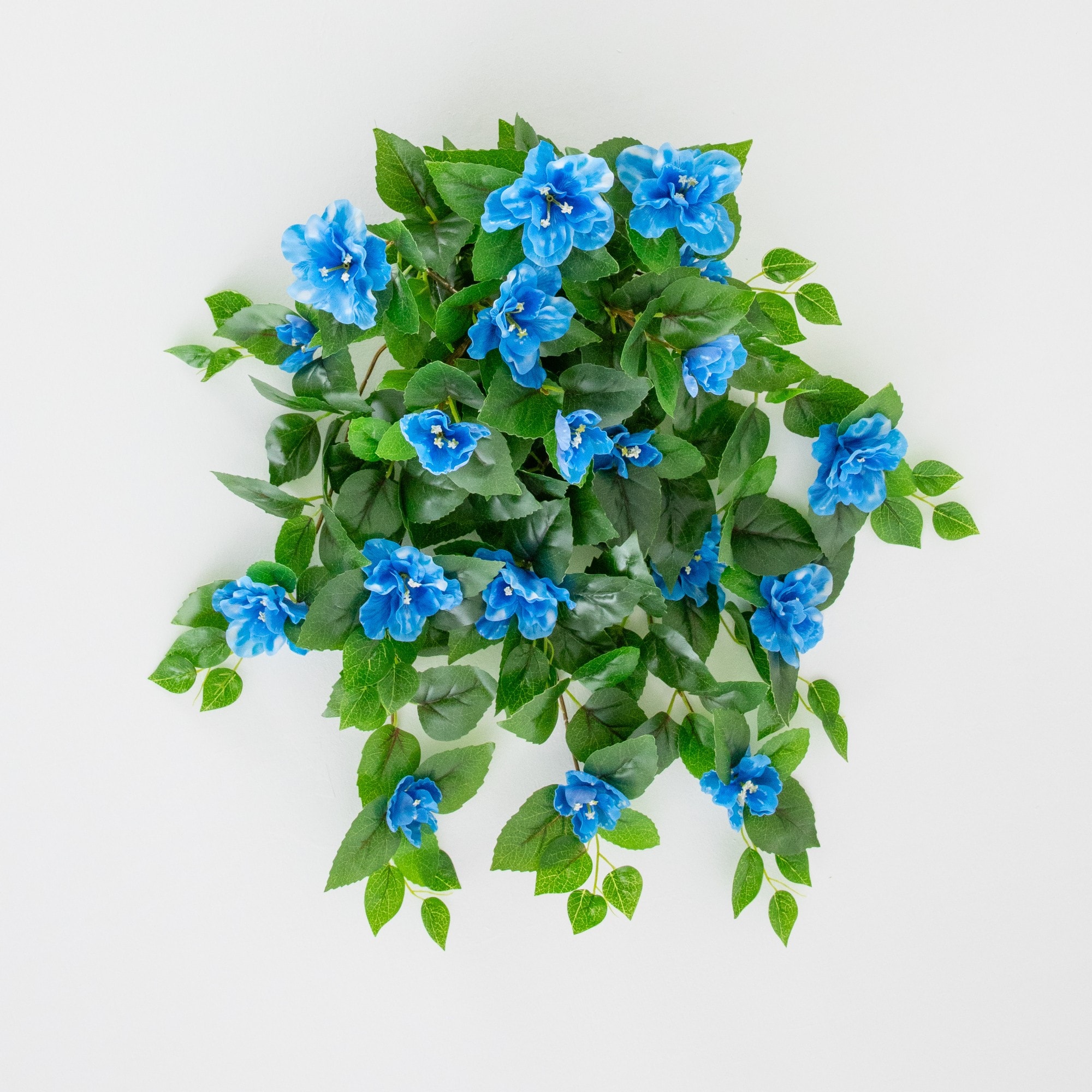 24" UV Resistant Artificial Azalea Hanging Plants