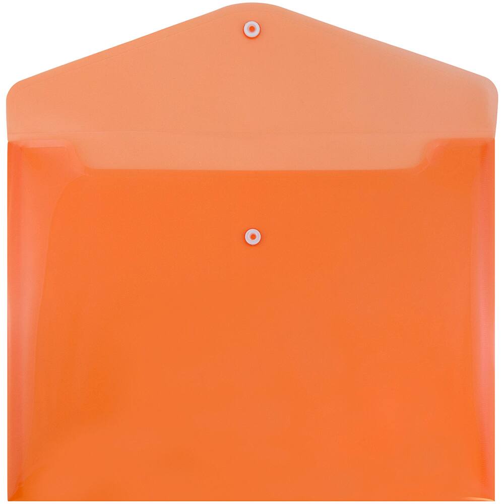 JAM Paper 9.75" x 13" Plastic Snap Closure Envelopes