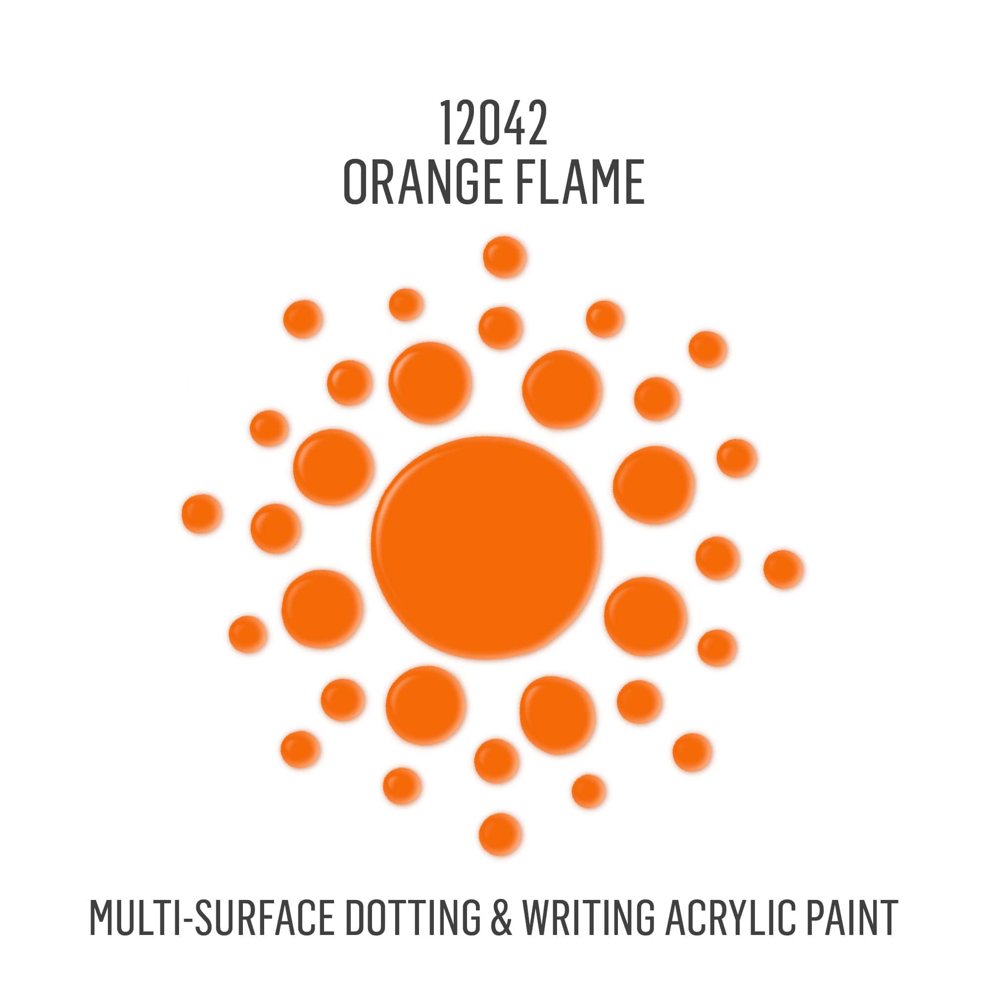 12 Pack: FolkArt® Dots™ Acrylic Dotting & Writing Paint