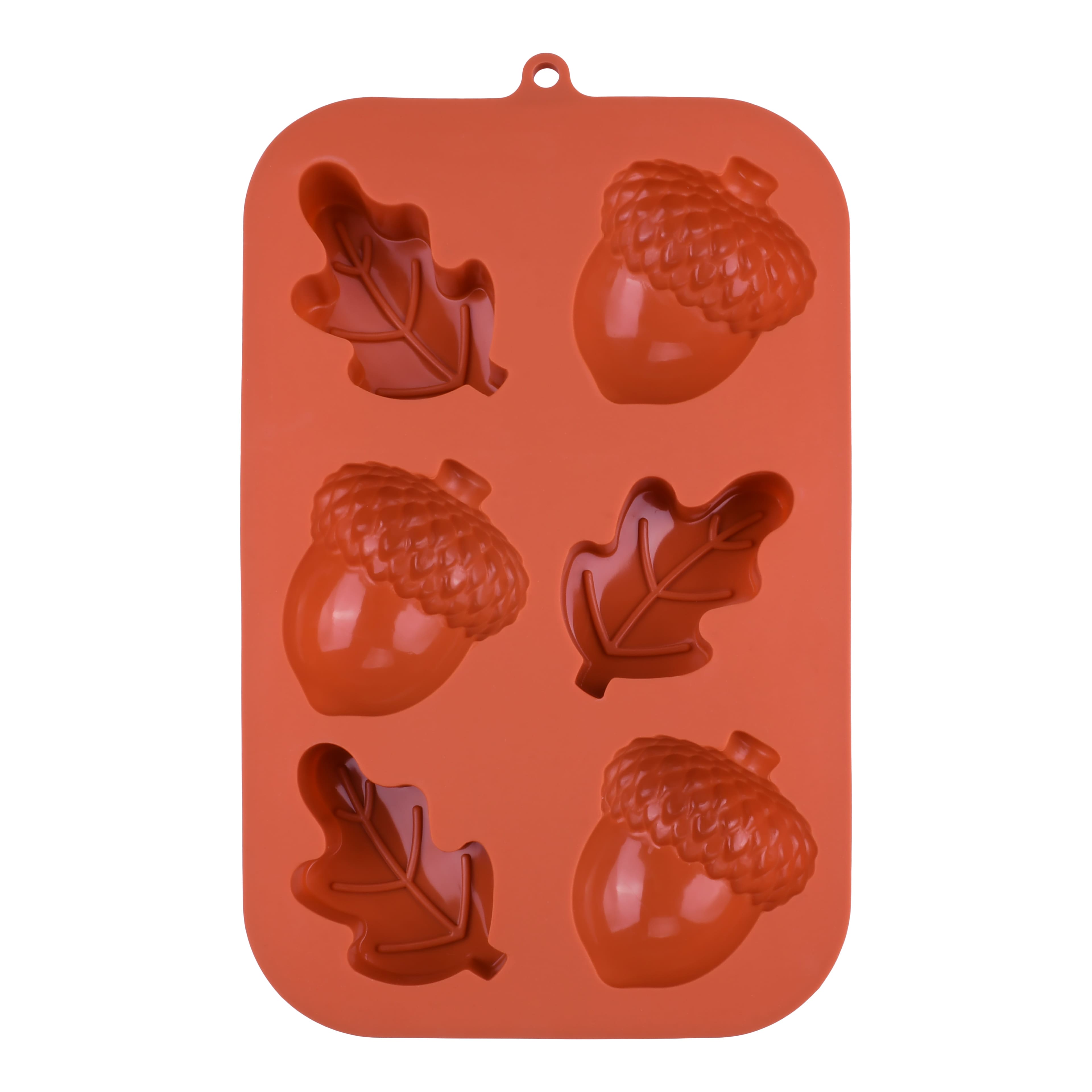 Thanksgiving Acorn & Leaf Silicone Treat Mold by Makery™