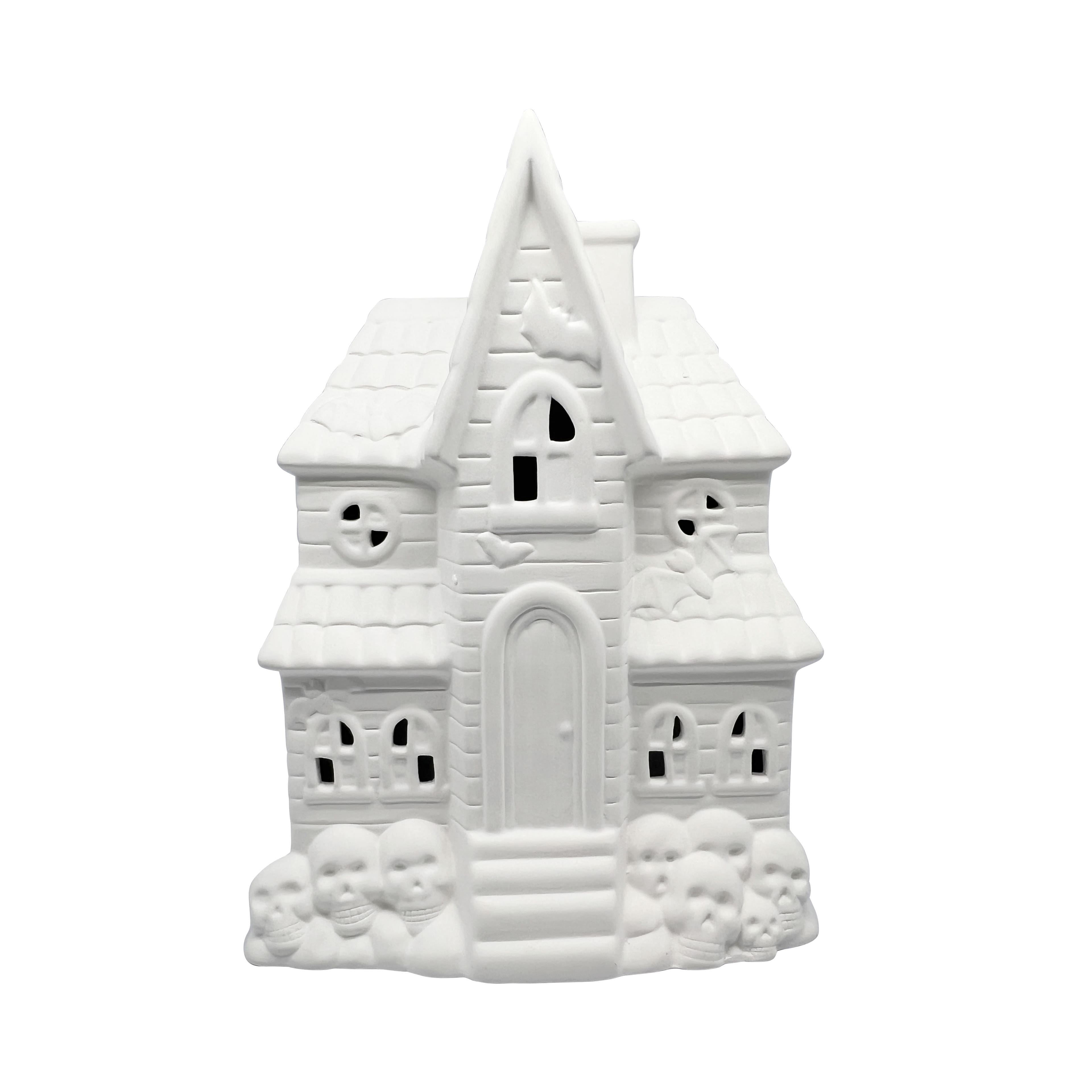 12.5" Haunted House DIY Ceramic LED Décor by Make Market®