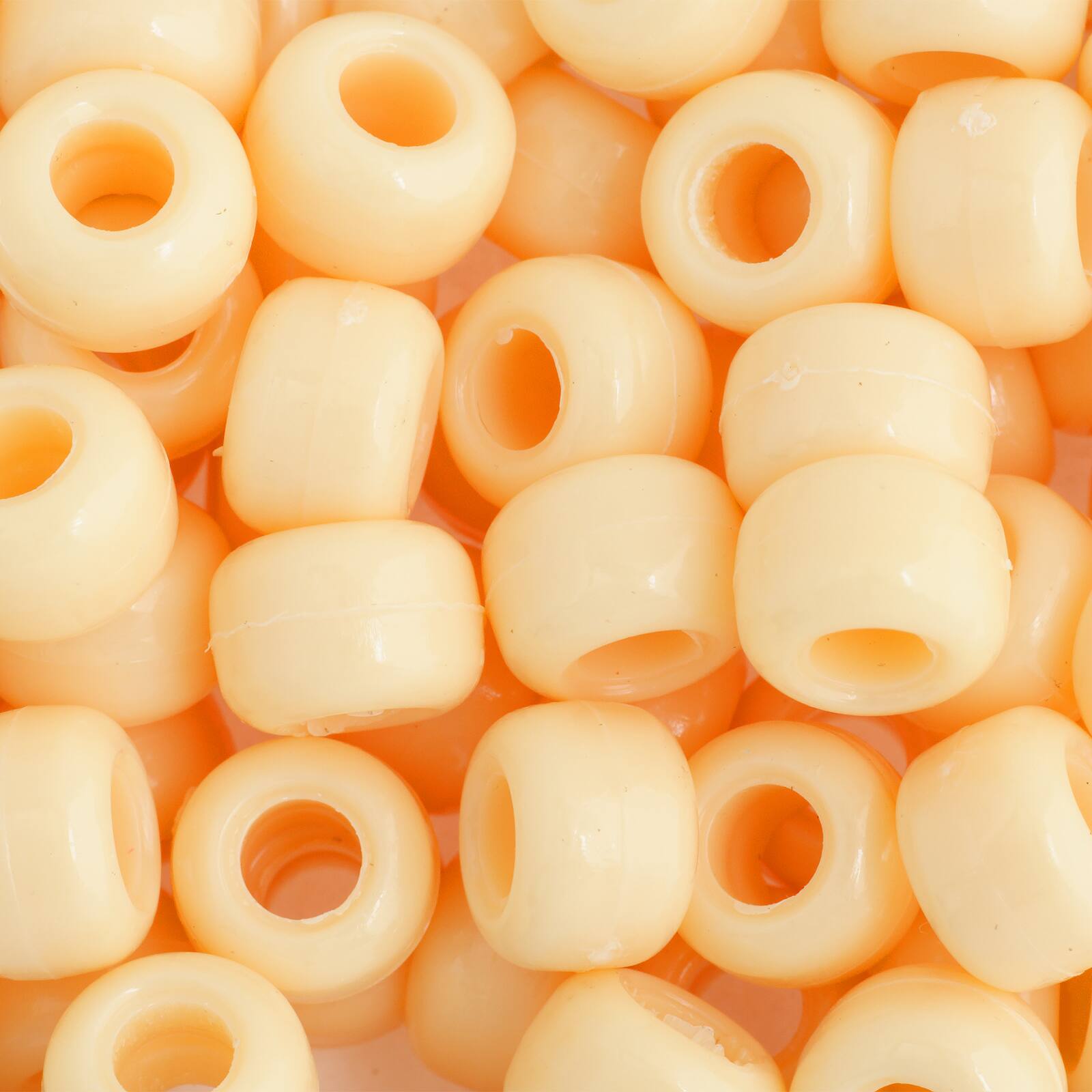 John Bead 9mm Opaque Plastic Pony Beads, 1,000ct.