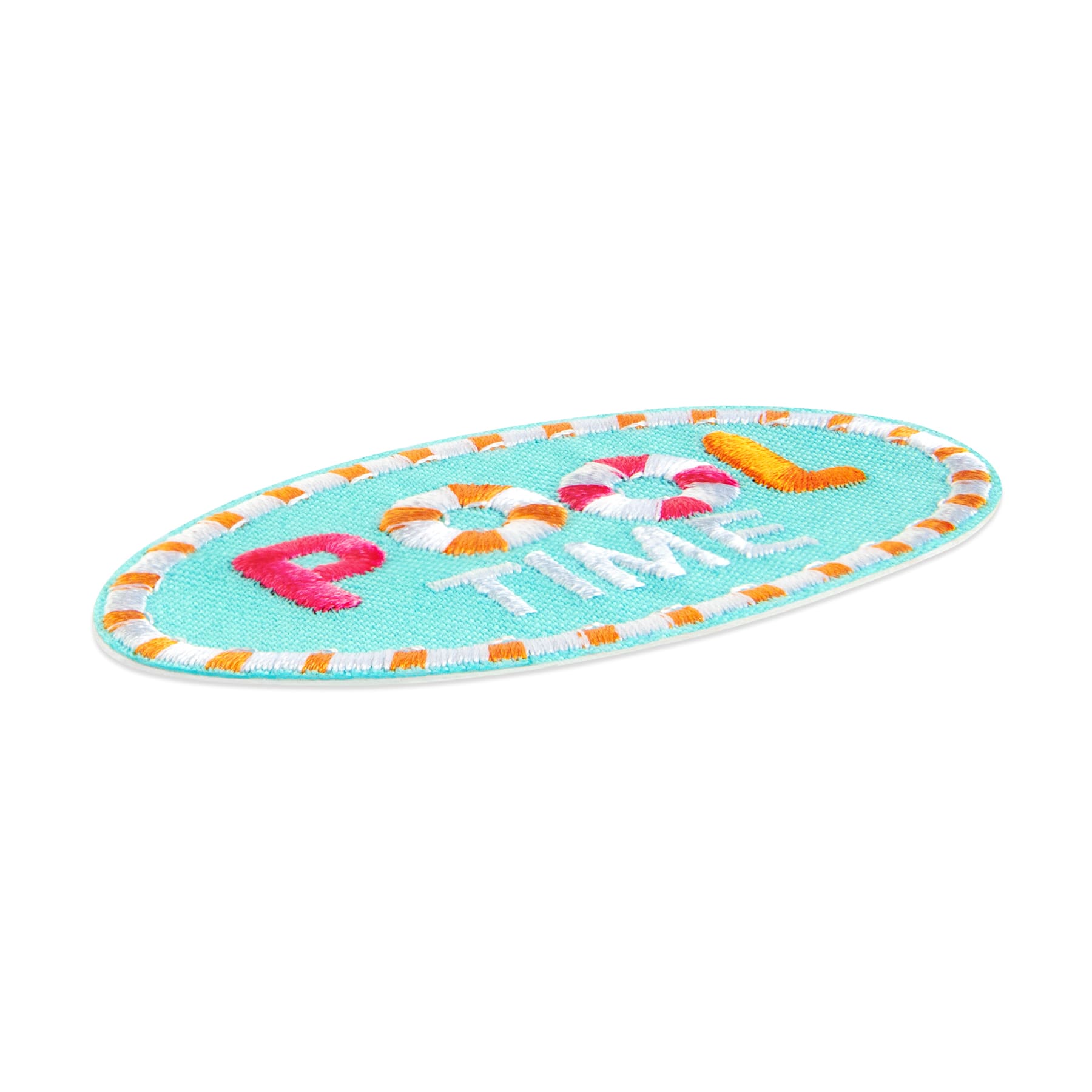 Pool Time Embroidered Iron-On & Adhesive Patch by Make Market®