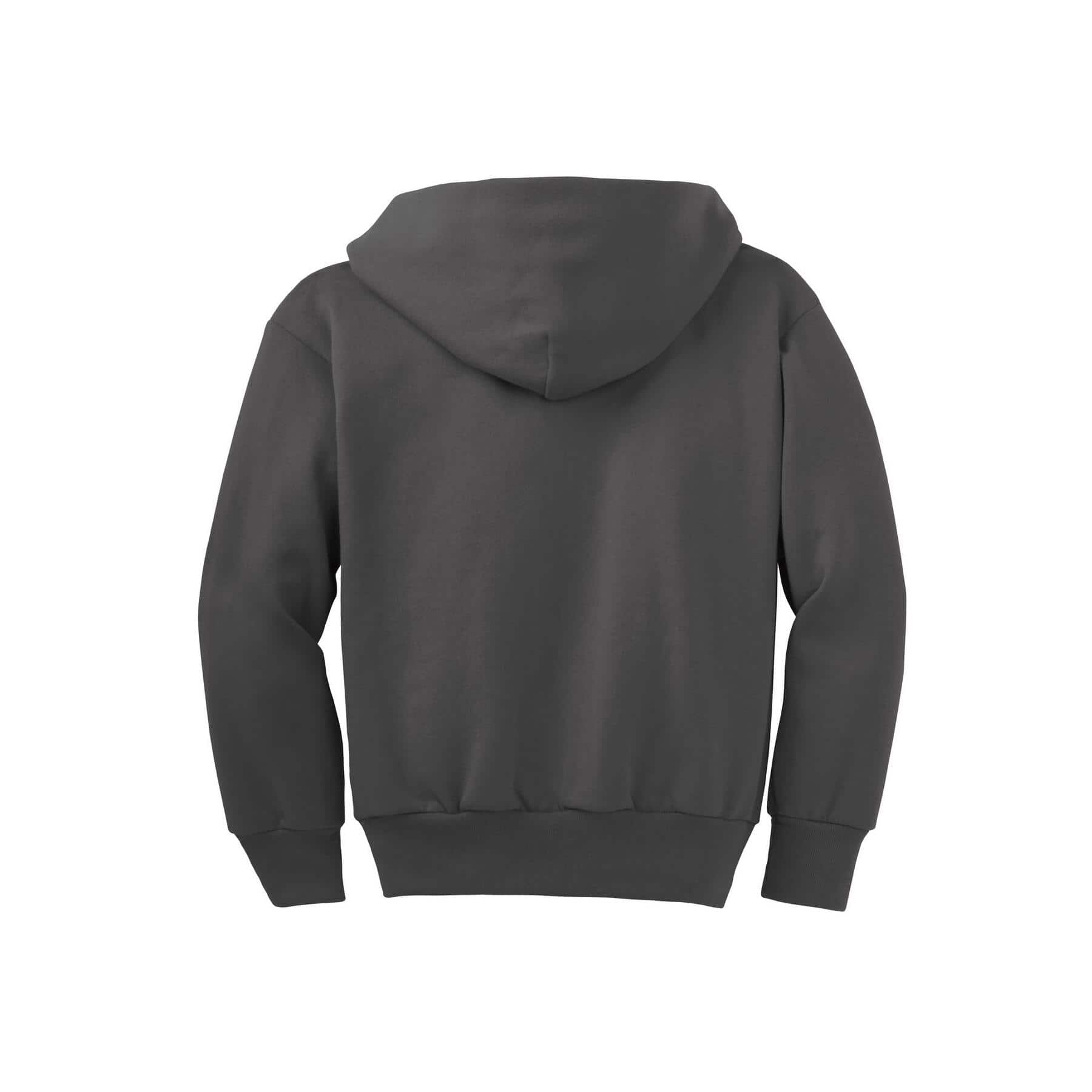 Port & Company® Youth Core Fleece Full-Zip Hooded Sweatshirt