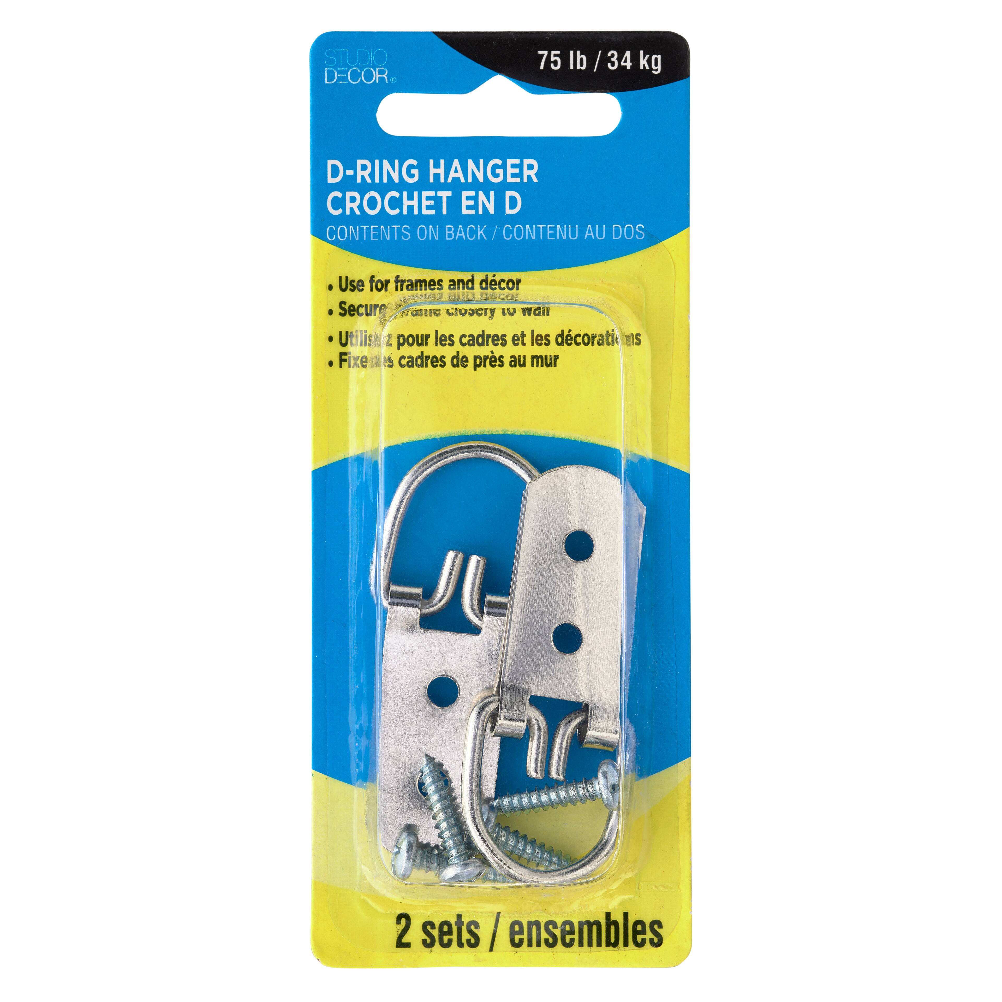 24 Packs: 2 ct. (48 total) 75lb. 2-Hole D-Ring Hanger by Studio Décor®