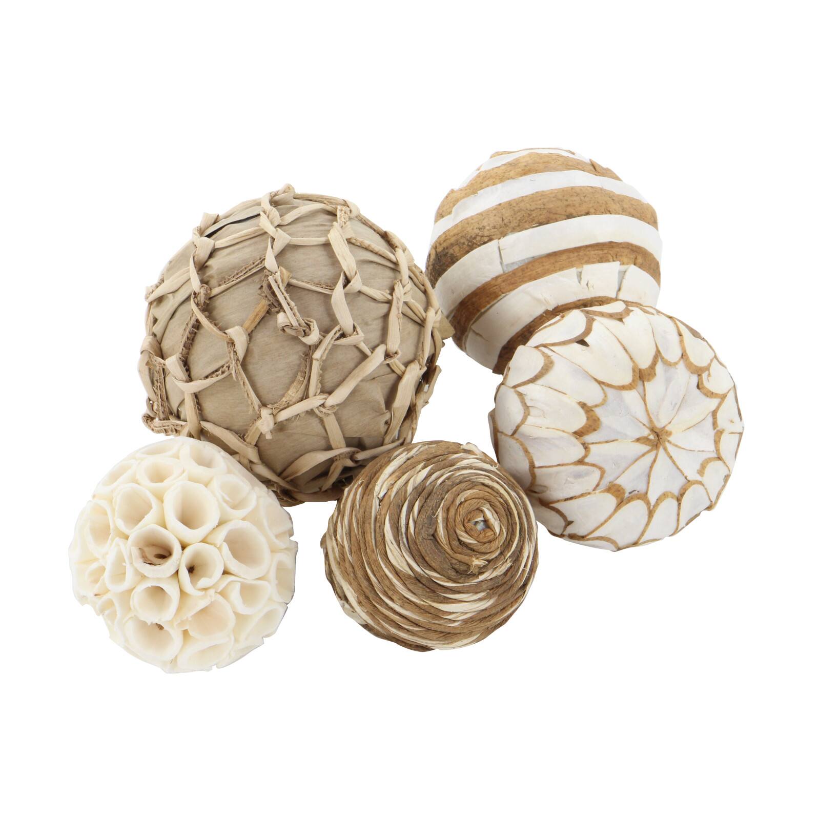 Mixed Natural Dried Floral Orb Vase Filler, 2ct.