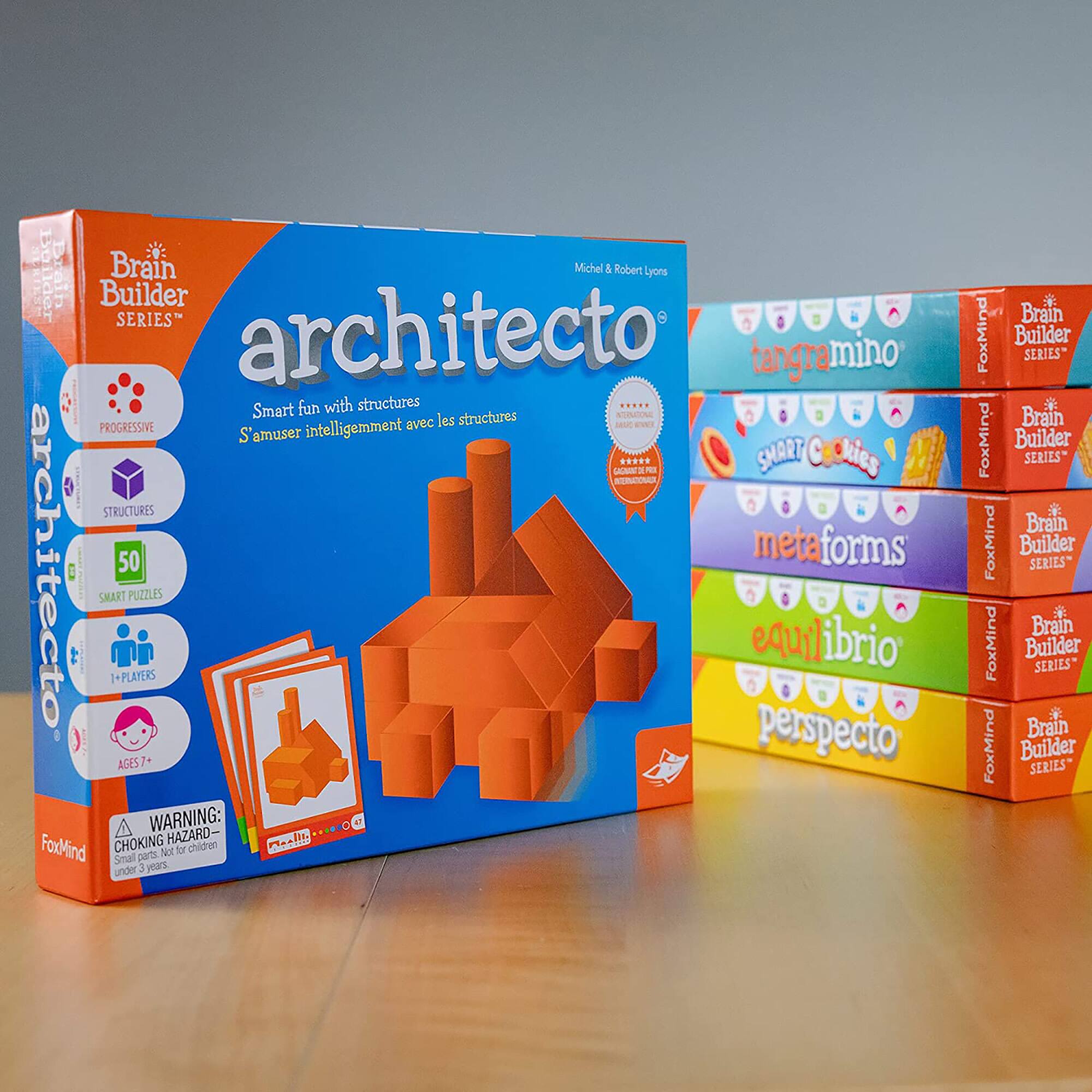 FoxMind Games Architecto Spatial Logic & Dexterity Game