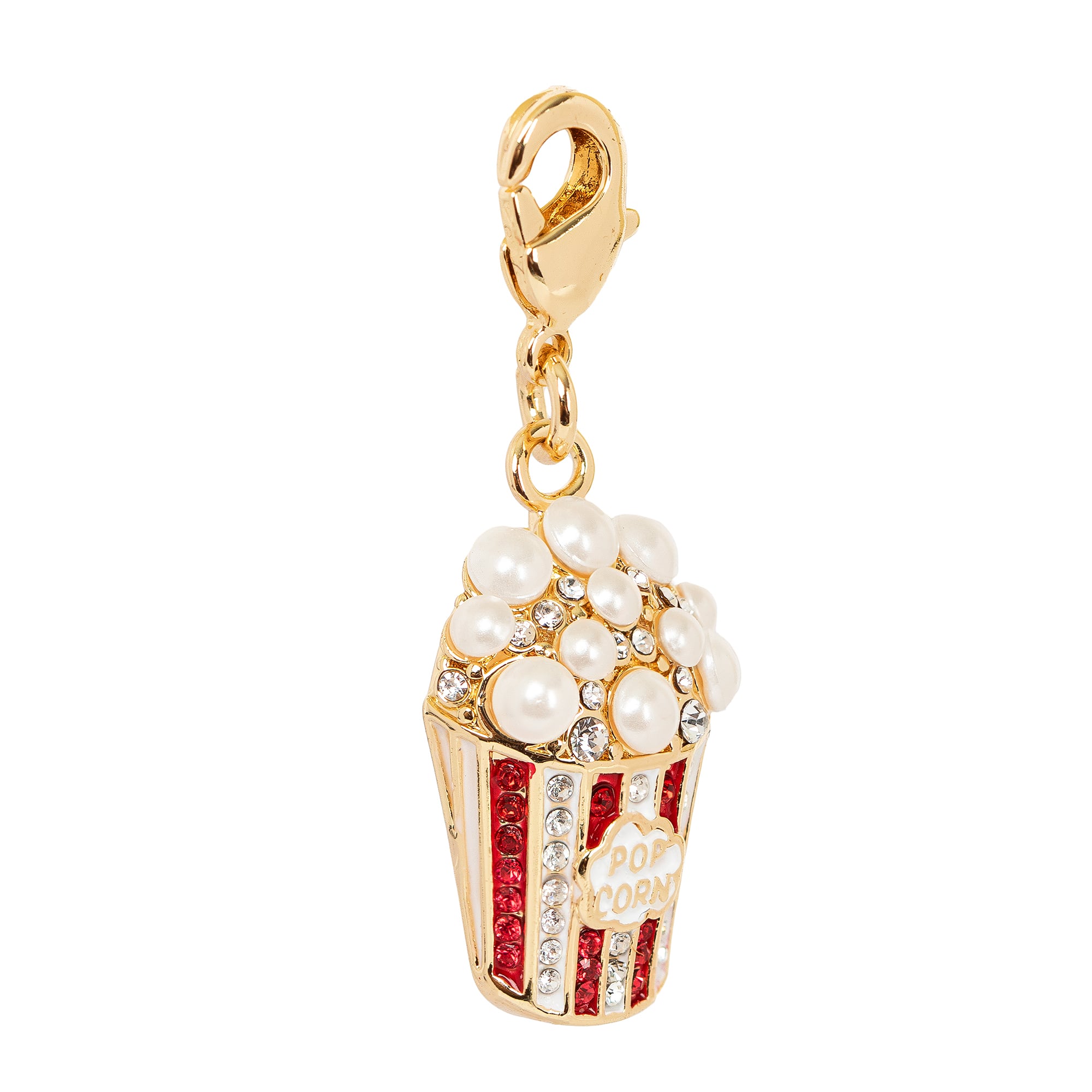 Movie Popcorn Austrian Crystal Charm by Bead Landing™