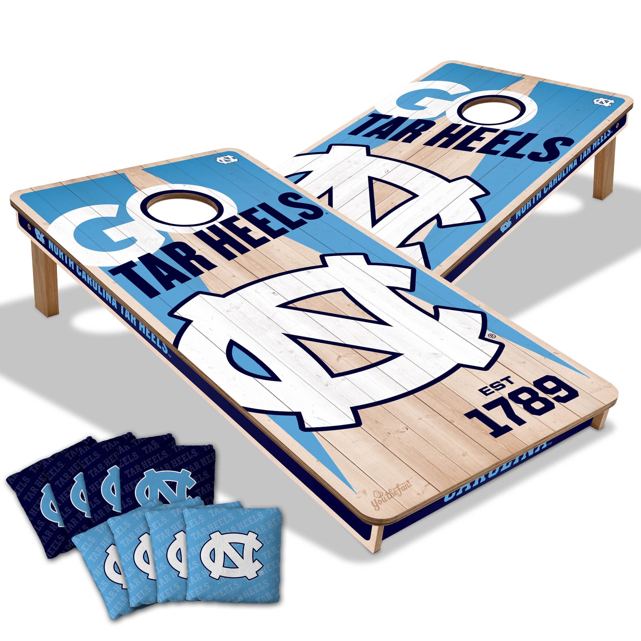 NCAA 2Ft x 4Ft Cornhole Game By Youthefan in North Carolina Tar Heels | 2ft x 4ft | Michaels®