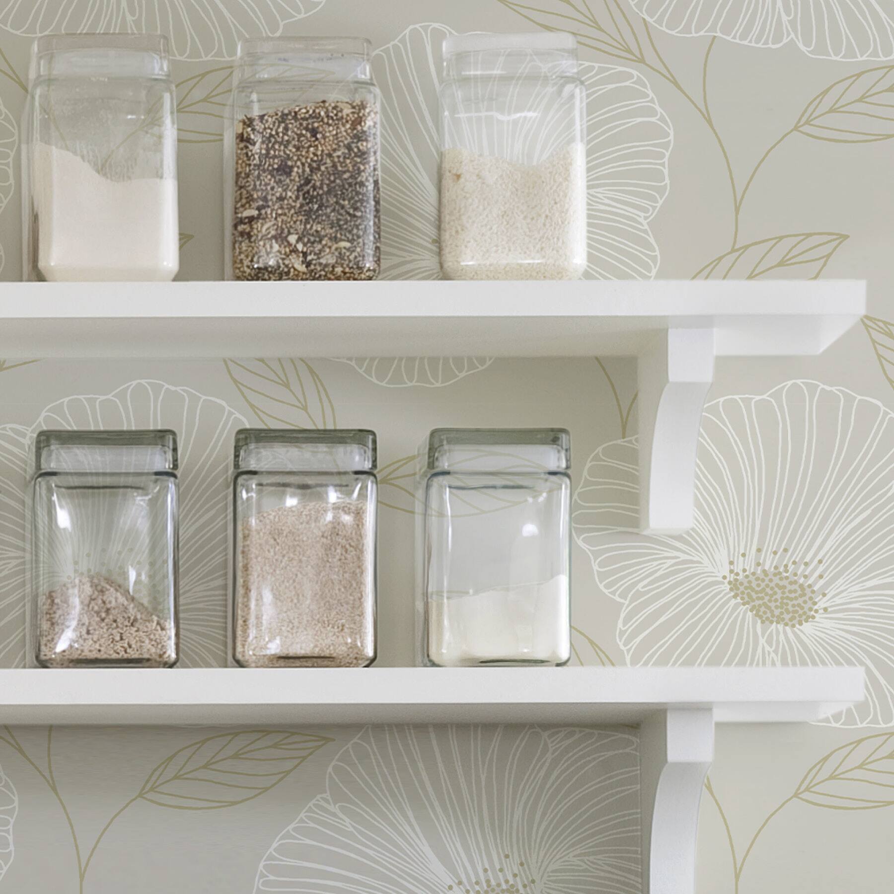 NuWallpaper Dove Floweret Peel & Stick Wallpaper