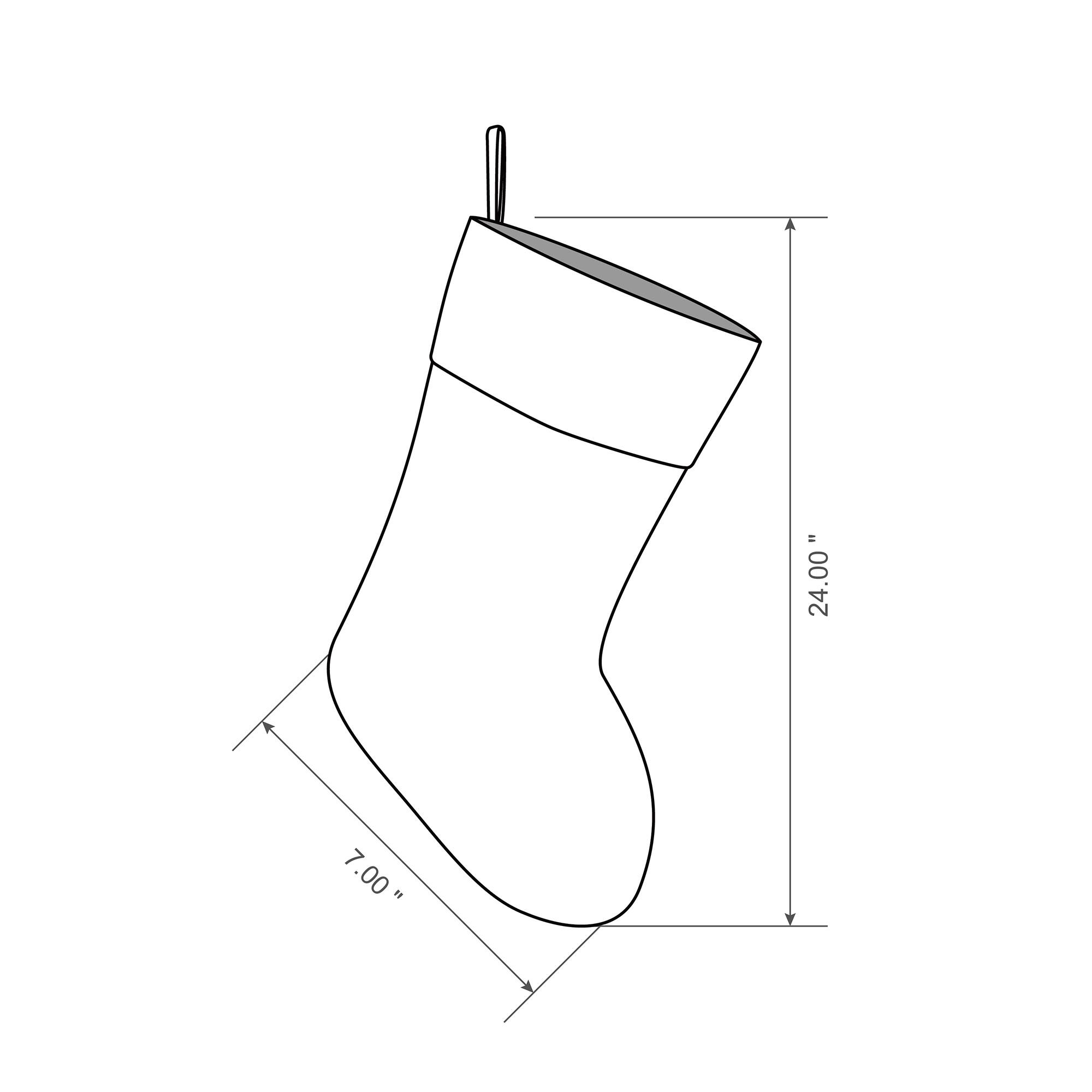 Glitzhome® 24" Red Knitted Polyester Christmas Stocking with Pom Pom, 2ct.