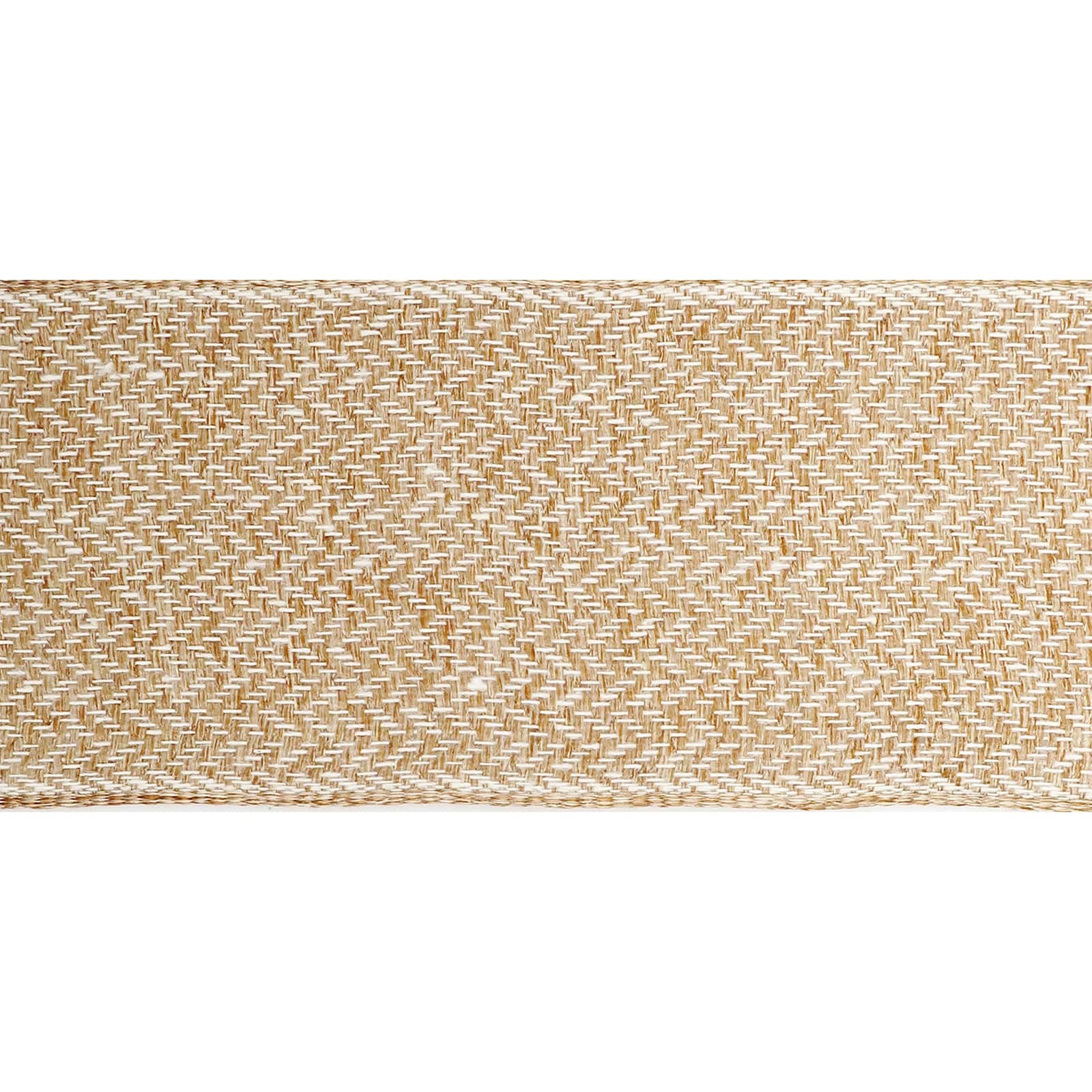 2.5" x 25ft. Wired Herringbone Ribbon by Celebrate It™ Décor