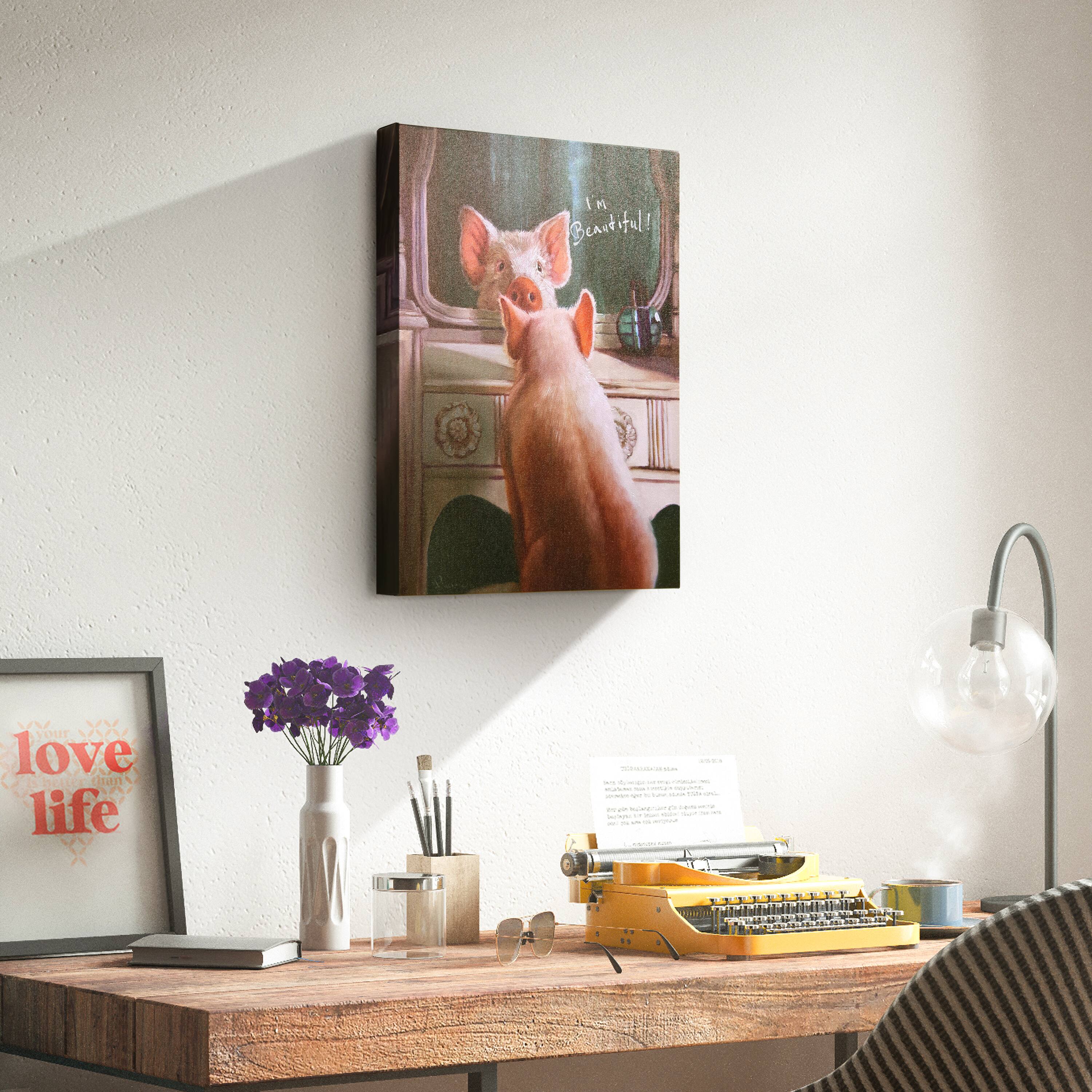 Empire Art Direct 20" x 16" Affirmation III Graphic Art Print on Gallery Wrapped Canvas Wall Art