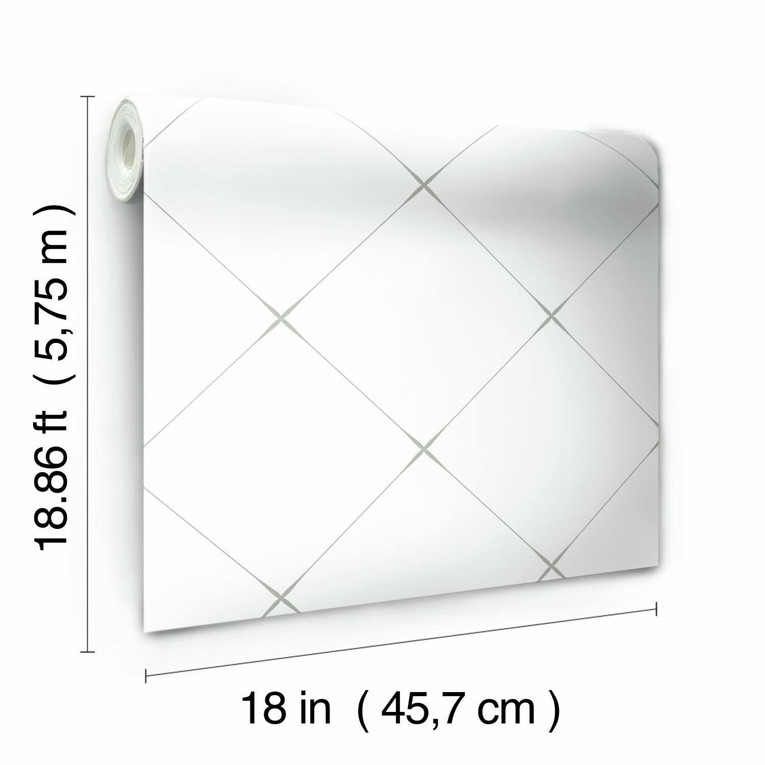RoomMates Diamond Tile Geo Peel & Stick Wallpaper
