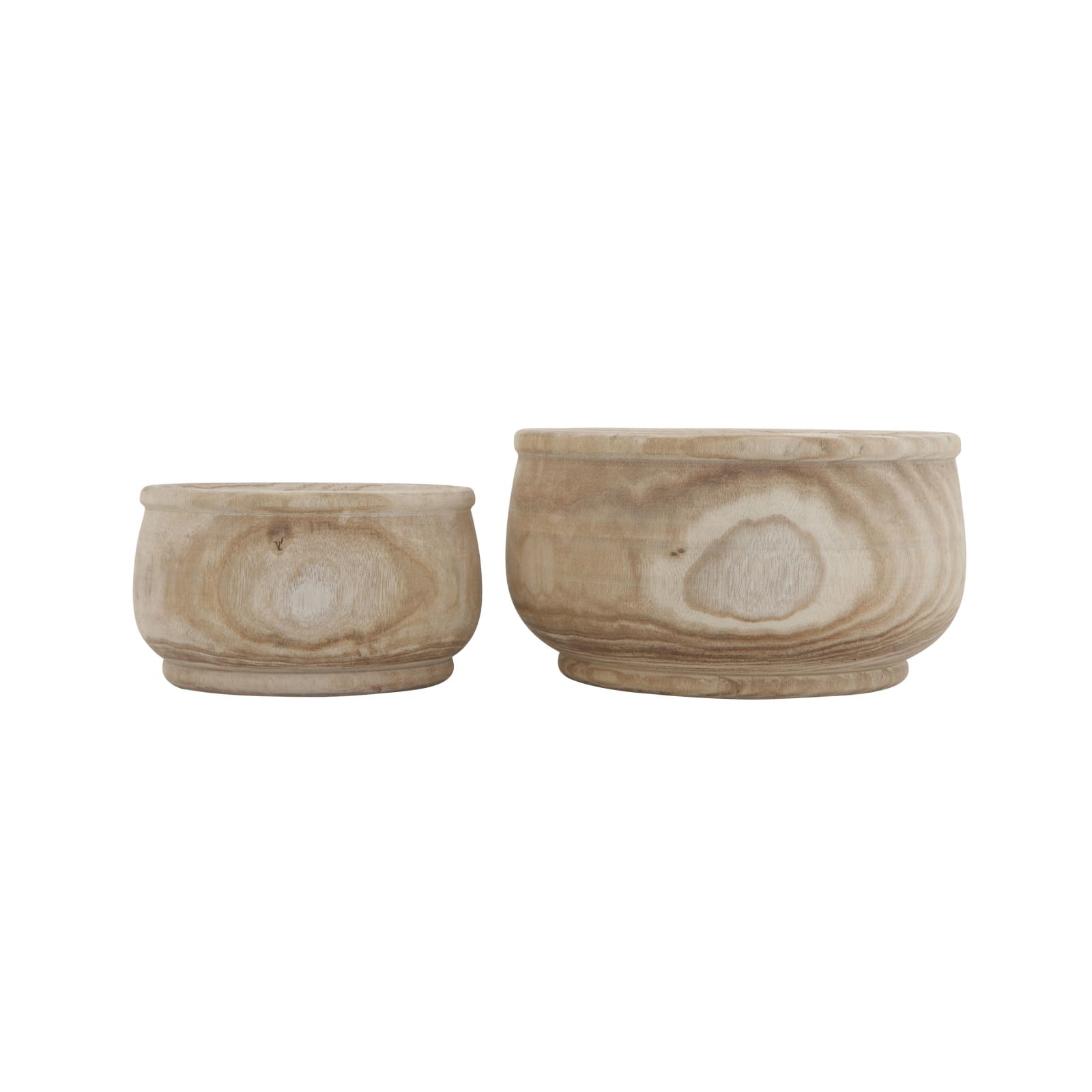 Hello Honey® 11" Natural Paulownia Wood Planter