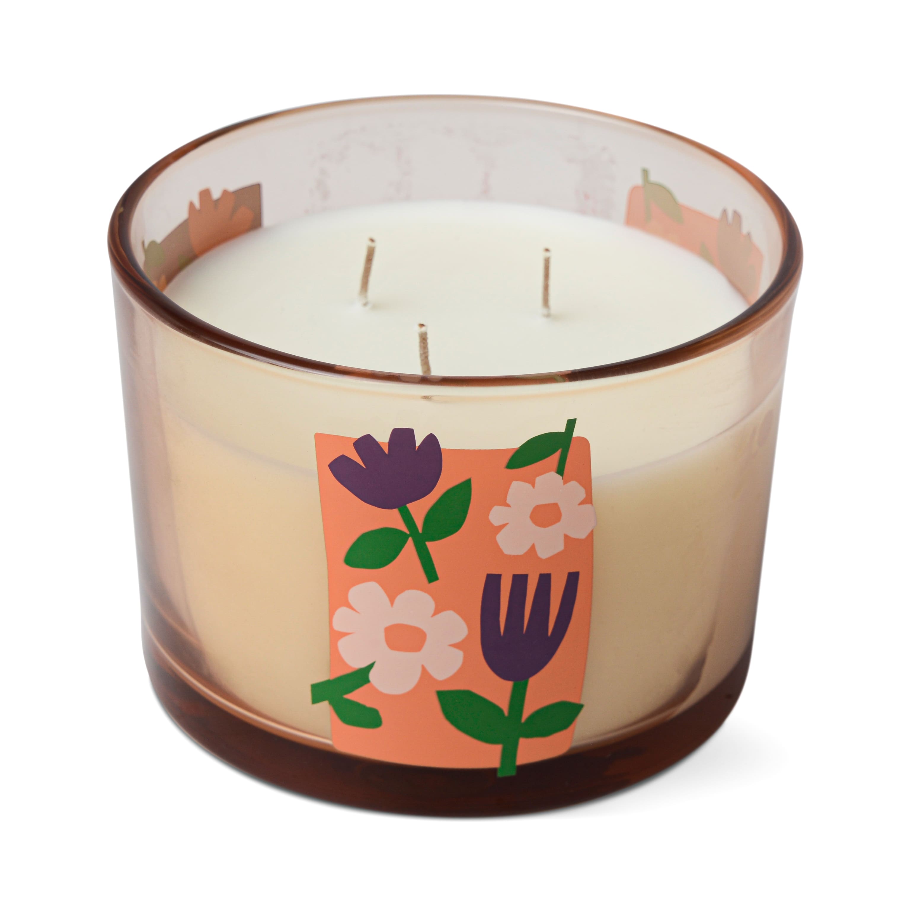 Foundry Candle Co. 12 oz. Cactus Flower Soy Blend 3 Wick Candle