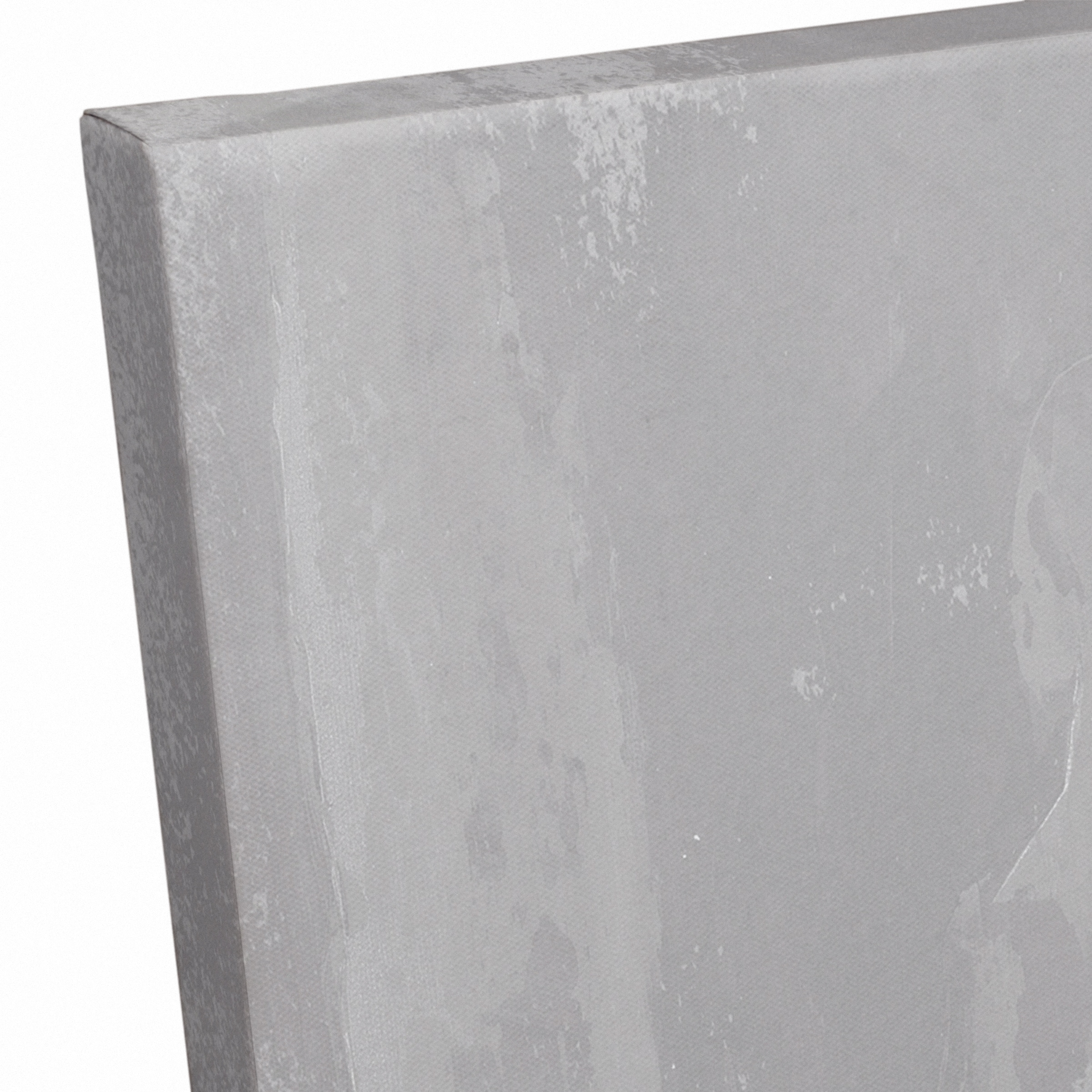 Flowers On Distressed Gray Canvas Wall Art